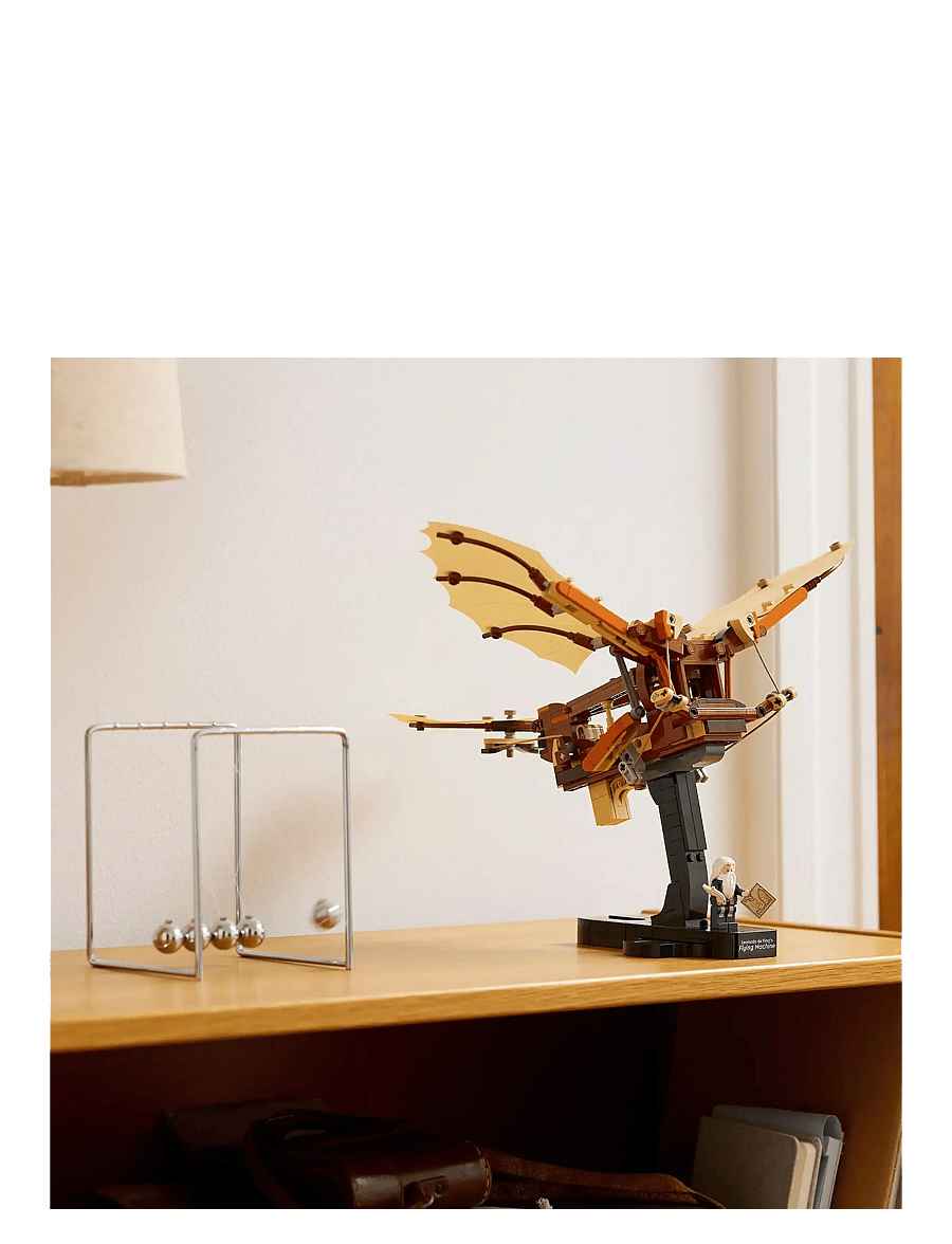 LEGO - Icons Leonardo da Vinci’s Flying Machine Desk Decor Set for Adults 10363 - birthday gifts - multi - 3