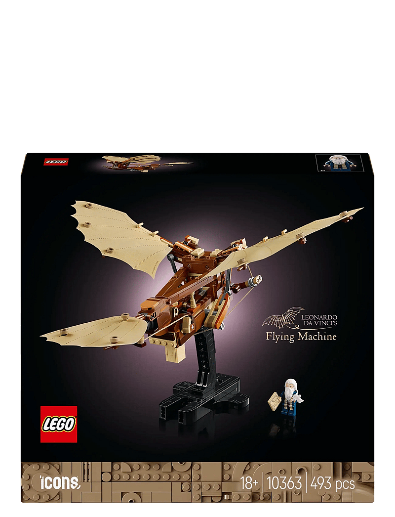 LEGO - Icons Leonardo da Vinci’s Flying Machine Desk Decor Set for Adults 10363 - geburtstagsgeschenke - multi - 5