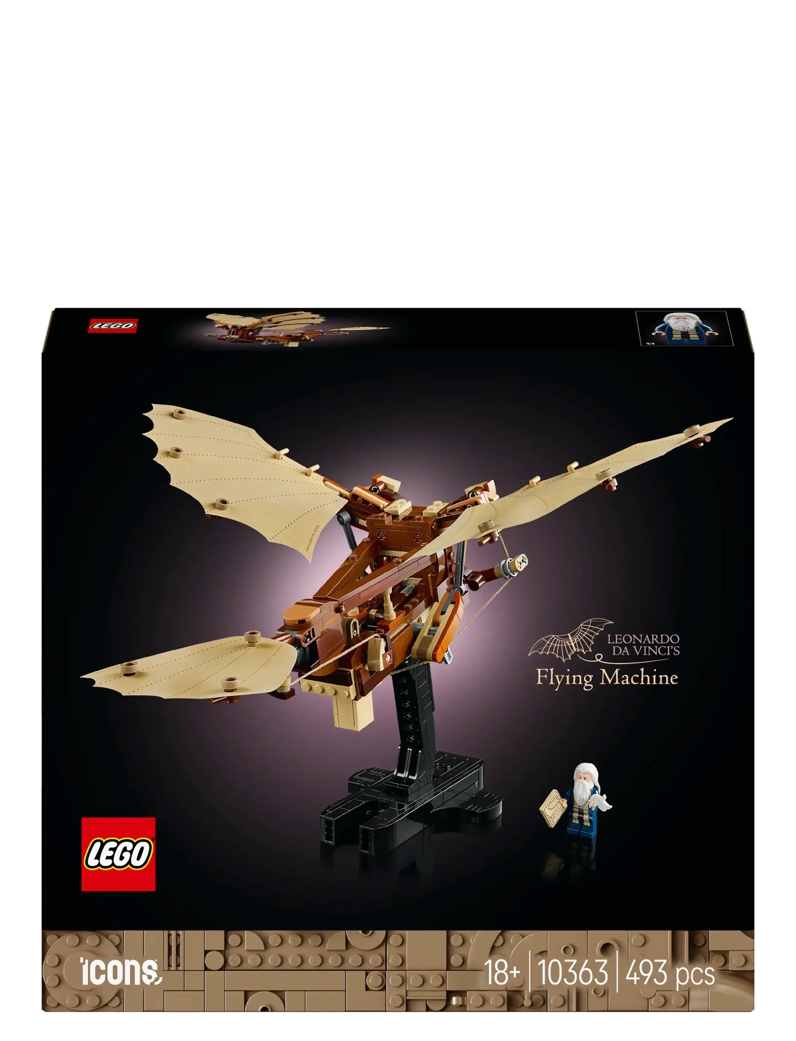 LEGO - Leonardo da Vincin lentävä kone 10363 - syntymäpäivälahjat - multi - 5