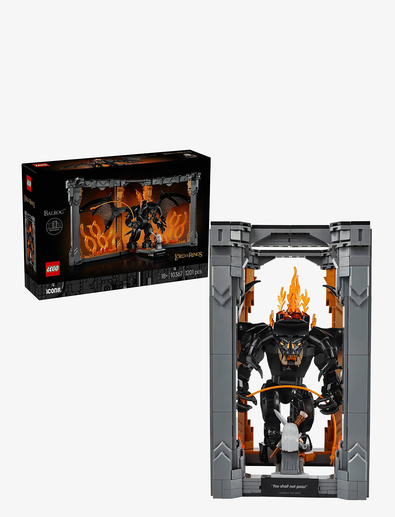 LEGO - Icons The Lord of the Rings: Book Nook Bookshelf Decor Kit 10367 - lego adults welcome - multi - 0