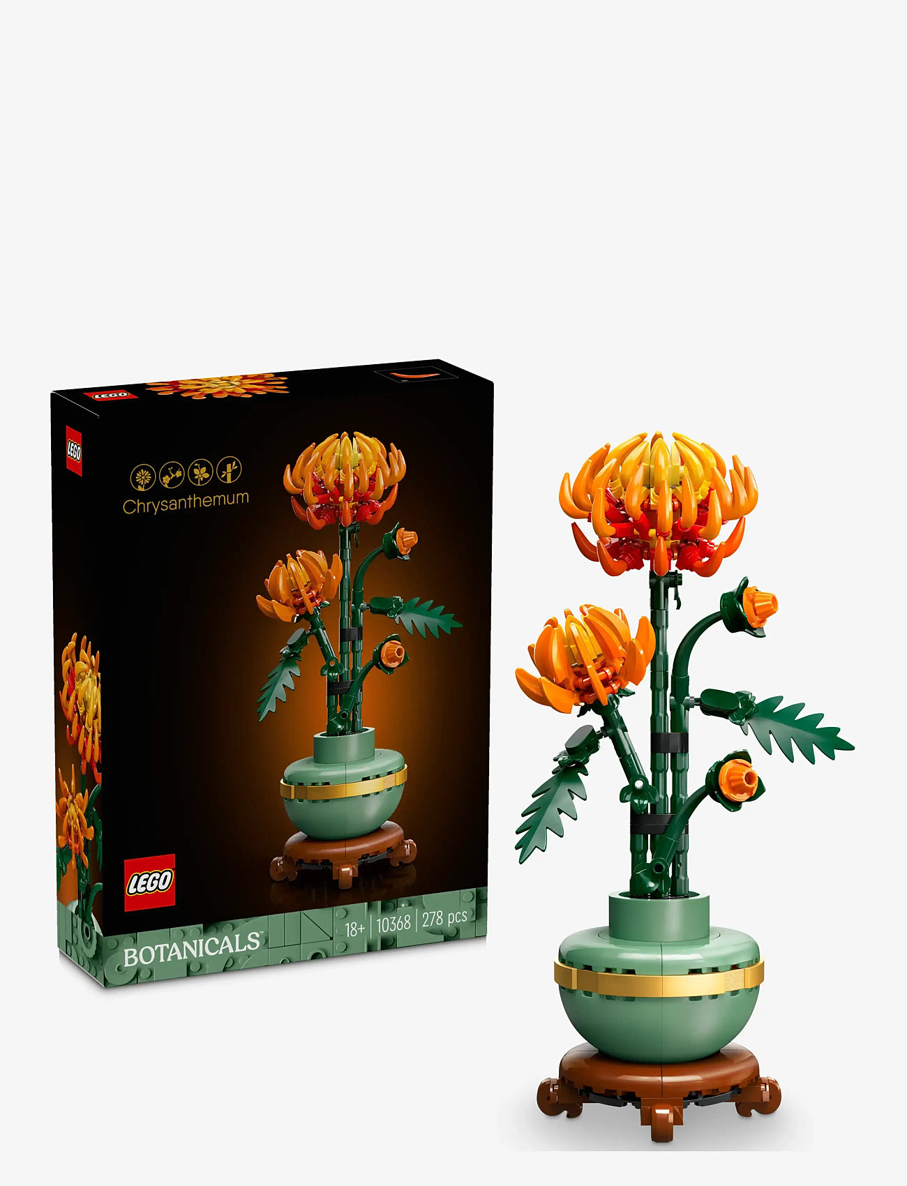 LEGO - Botanicals Chrysanthemum Flower Decor Building Set 10368 - lego adults welcome - multi - 0