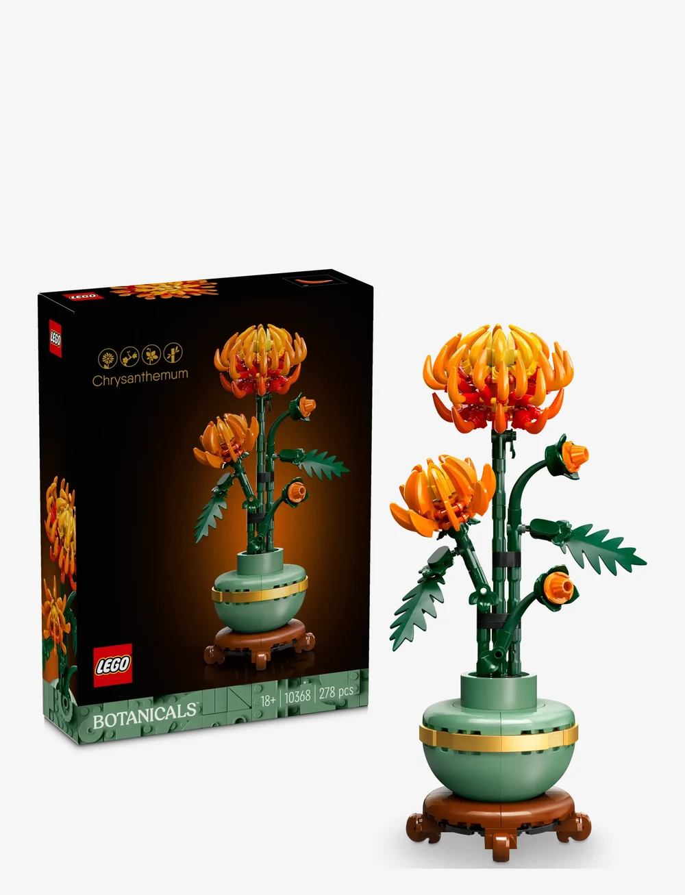 LEGO - Botanicals Chrysanthemum Flower Decor Building Set 10368 - lego adults welcome - multi - 0