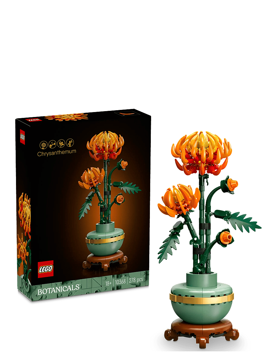 LEGO - Botanicals Chrysanthemum Flower Decor Building Set 10368 - lego adults welcome - multi - 0