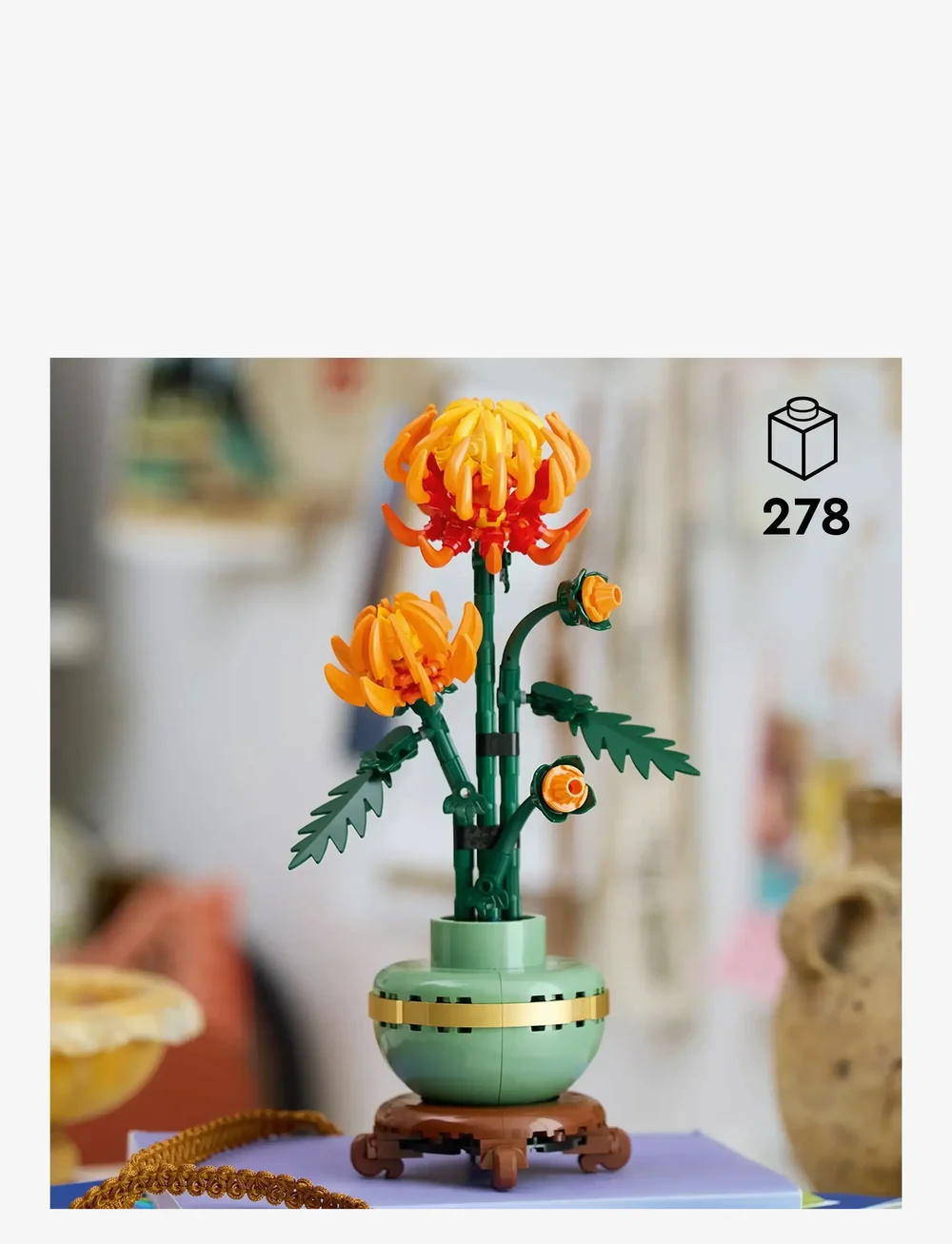 LEGO - Botanicals Chrysanthemum Flower Decor Building Set 10368 - lego adults welcome - multi - 1