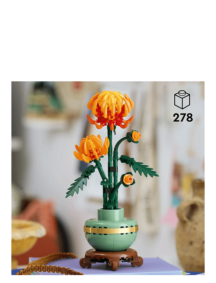 LEGO - Botanicals Chrysanthemum Flower Decor Building Set 10368 - lego adults welcome - multi - 1