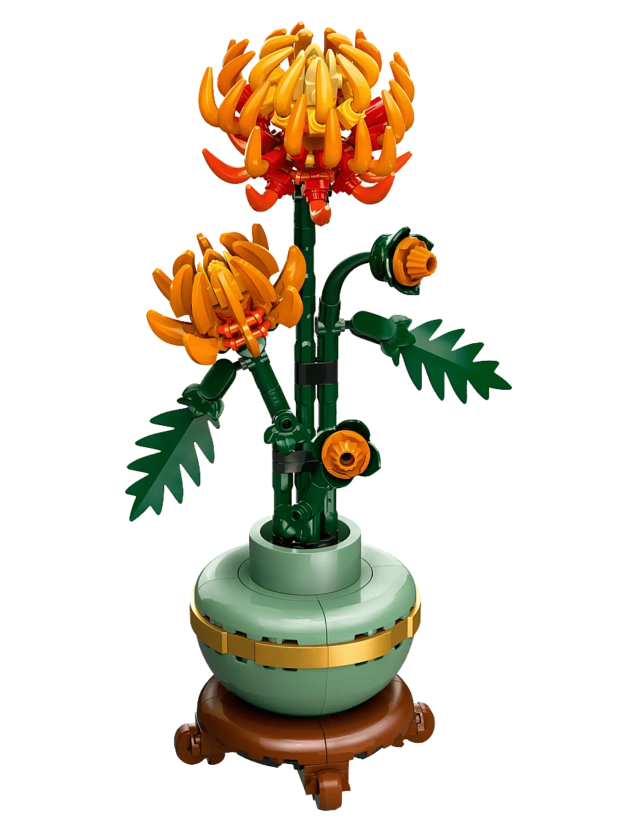 LEGO - Botanicals Chrysanthemum Flower Decor Building Set 10368 - lego adults welcome - multi - 2