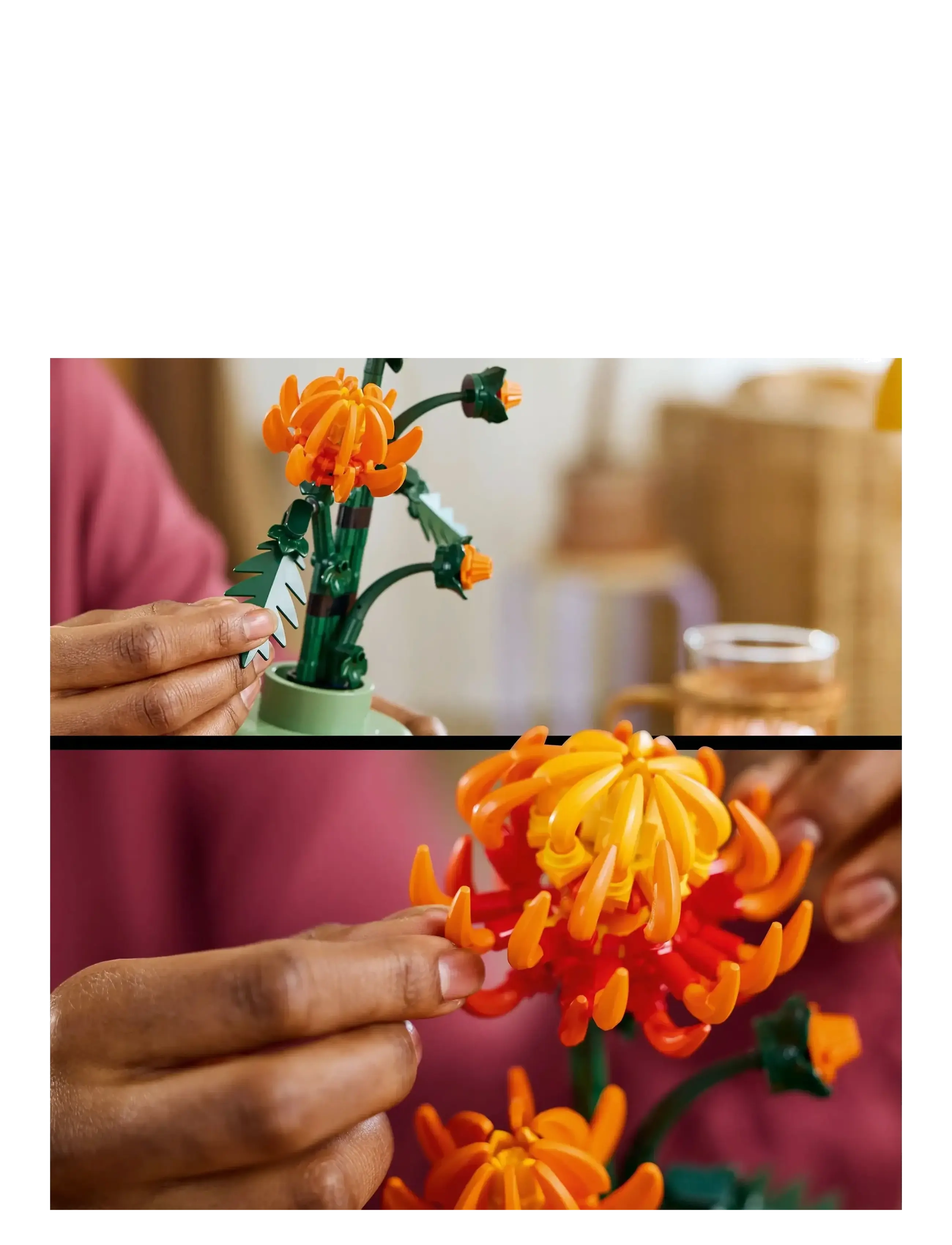 LEGO - Botanicals Chrysanthemum Flower Decor Building Set 10368 - lego adults welcome - multi - 3