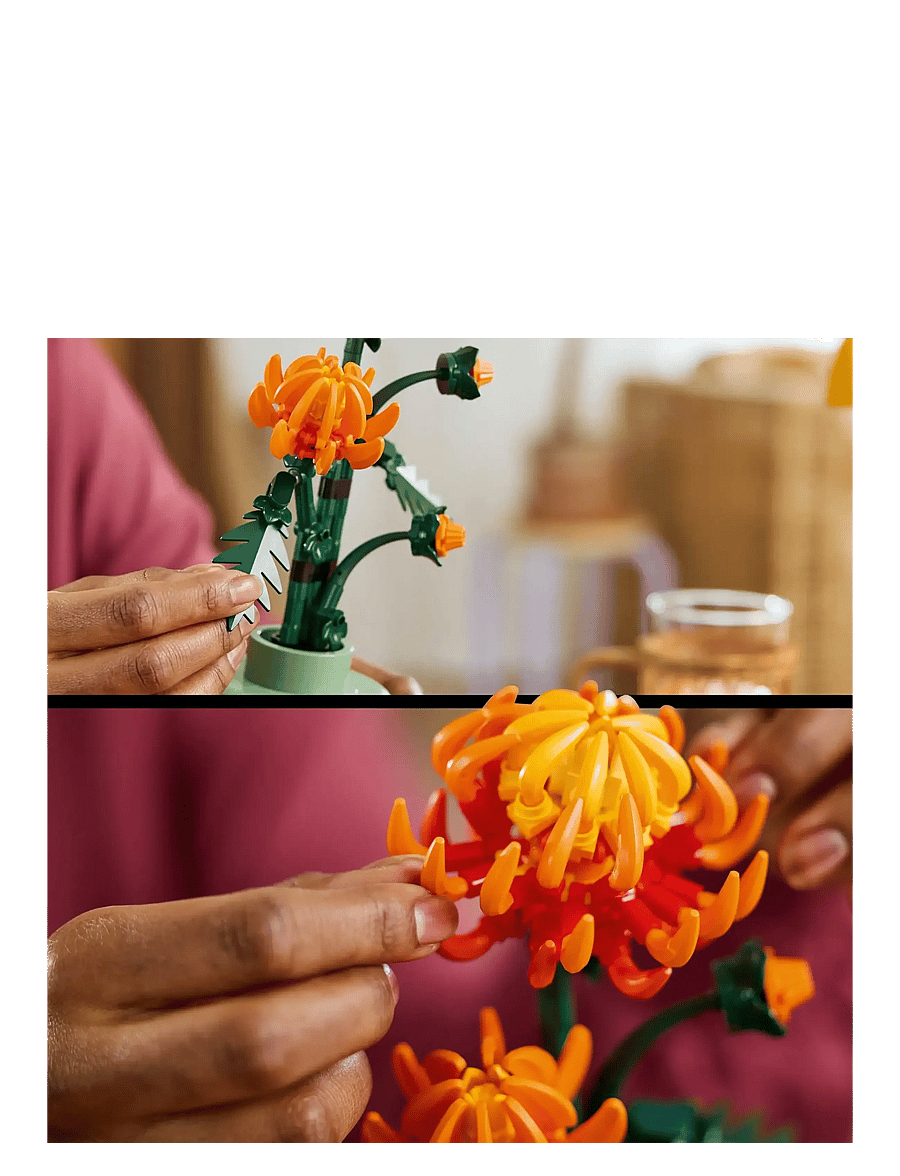 LEGO - Botanicals Chrysanthemum Flower Decor Building Set 10368 - lego adults welcome - multi - 3