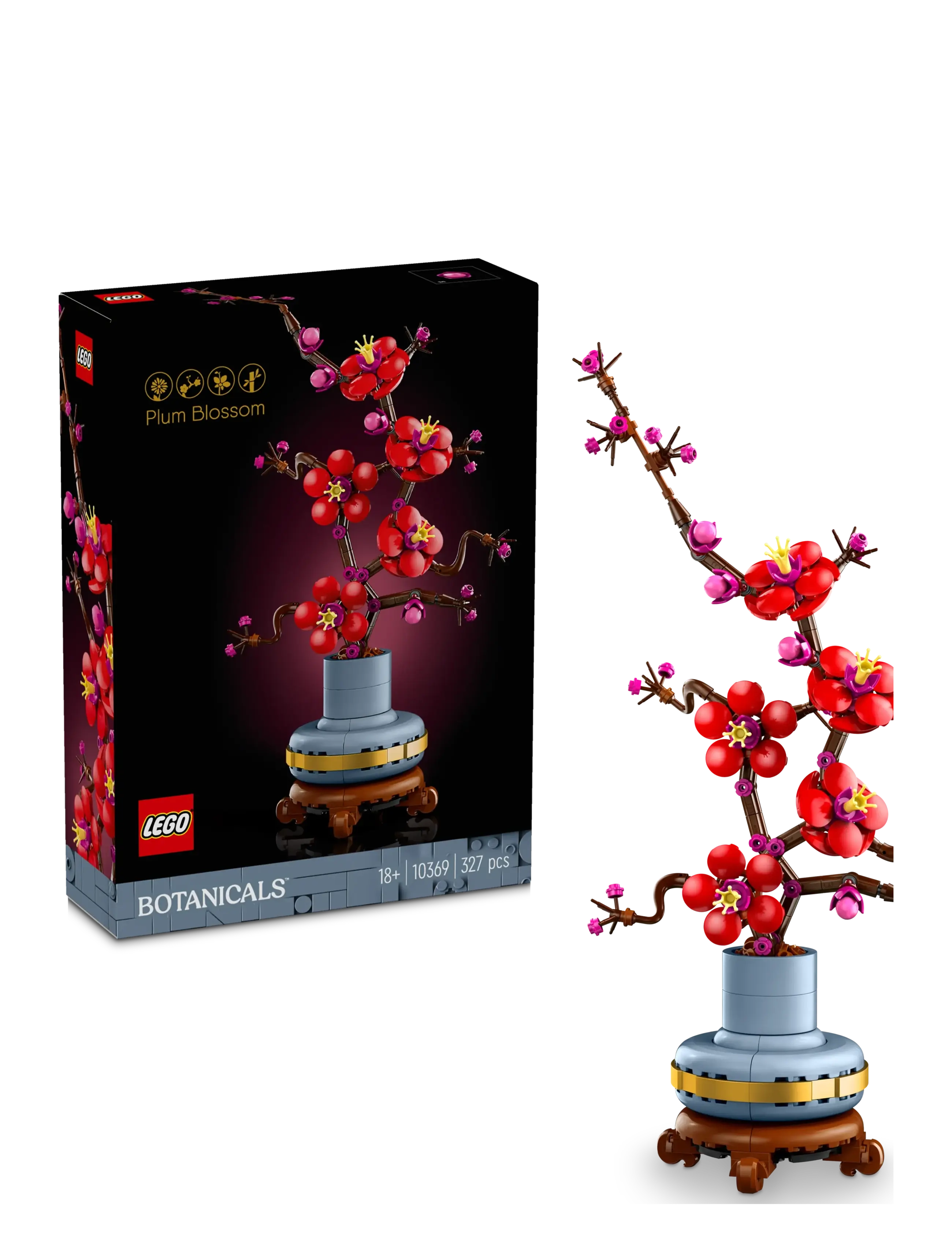 LEGO Japansk Abrikostræ 10369, One Size, Lego Spielzeug, Mehrfarbig/gemustert - Lego Botanical Collection, Homeware