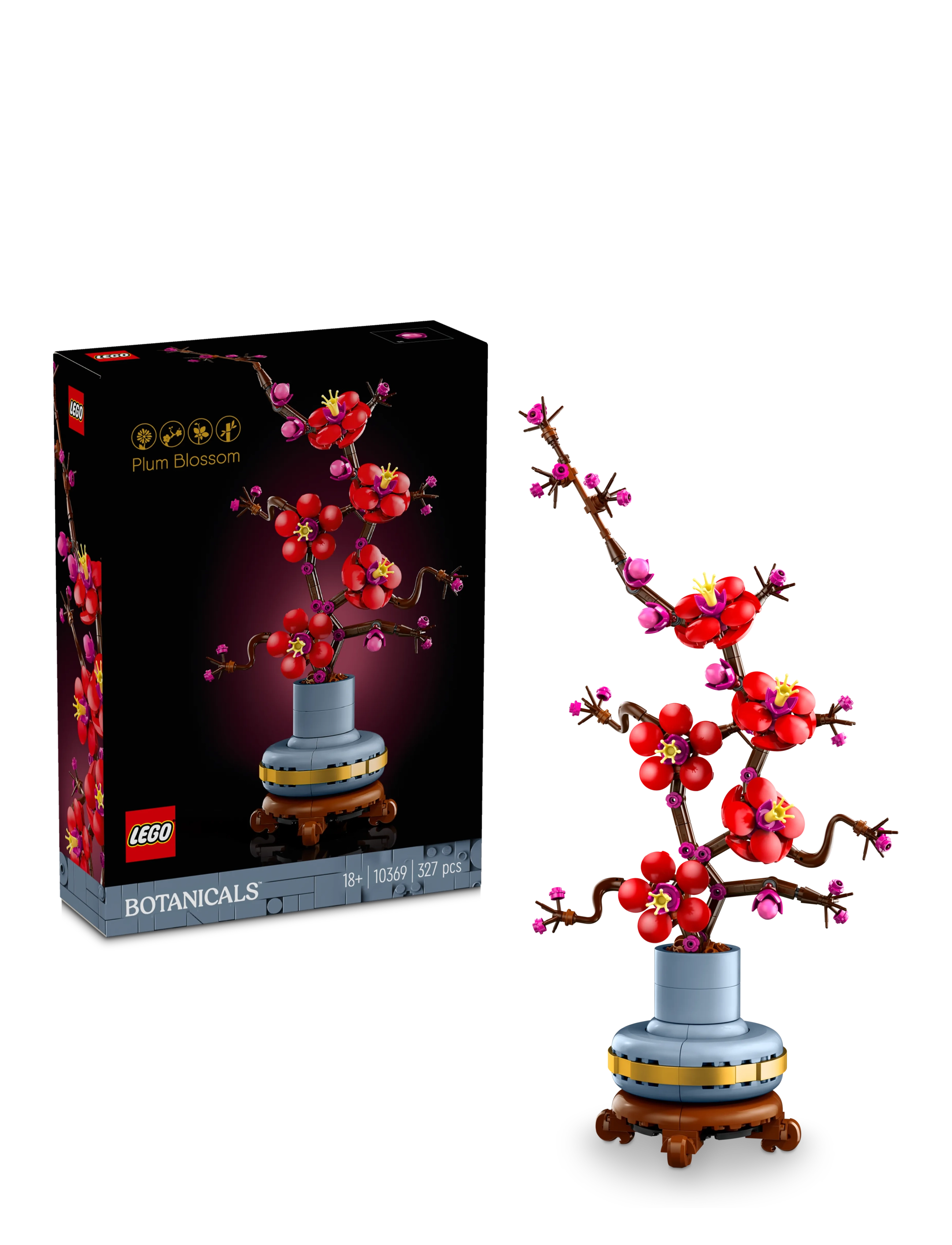 LEGO Botanicals Plum Blossom Flower Decor Display Set 10369 - Mänguasjad 9+ aastat - MULTI / multi