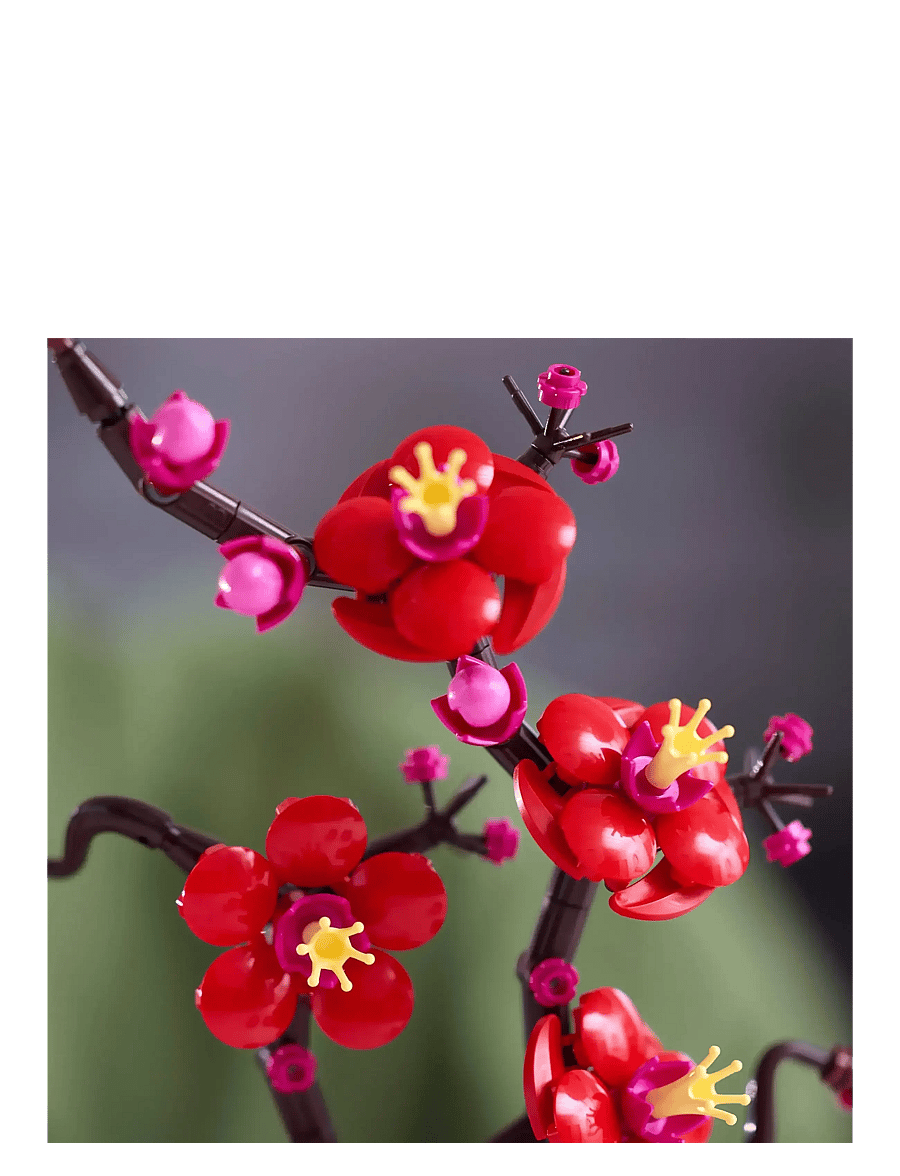 LEGO - Botanicals Plum Blossom Flower Decor Display Set 10369 - lego adults welcome - multi - 3