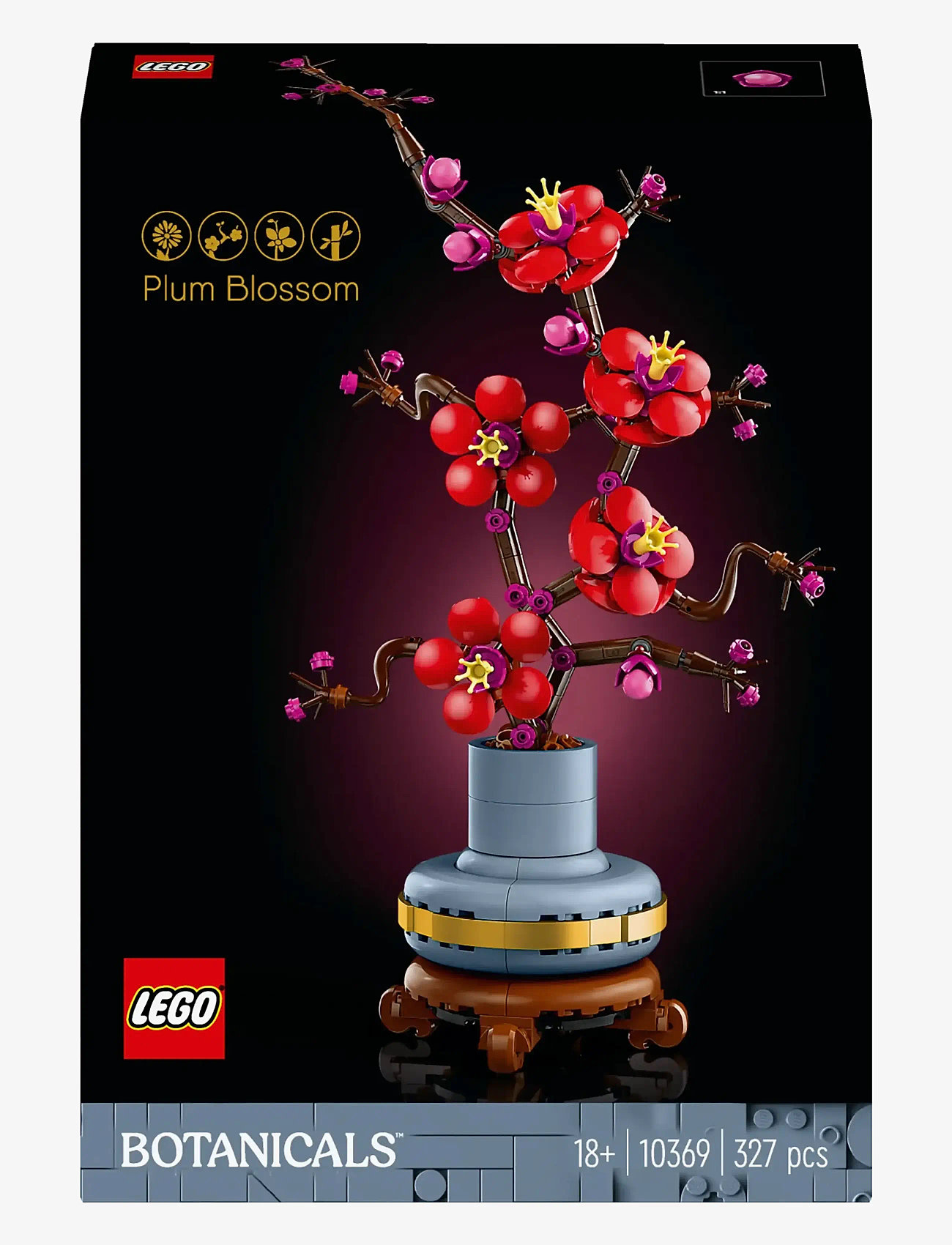 LEGO - Botanicals Plum Blossom Flower Decor Display Set 10369 - kingitused alla 50€ - multi - 5