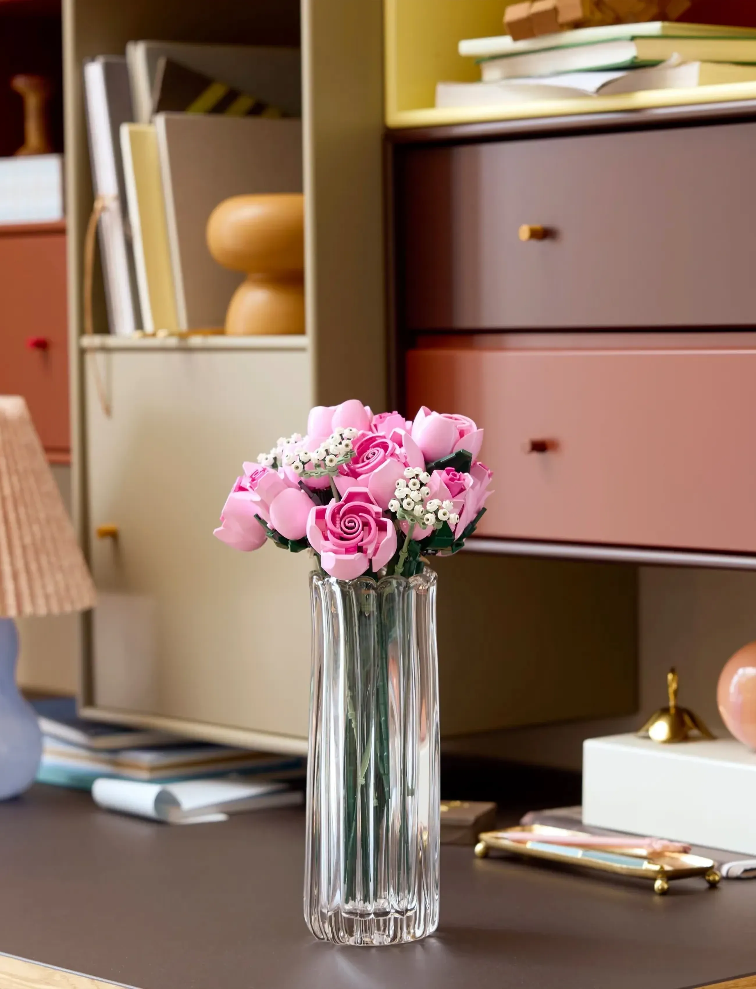 LEGO Botanicals Bouquet of Pink Roses, Decorative Flowers 10374 - Hauseinweihung - MULTI / pink/rose