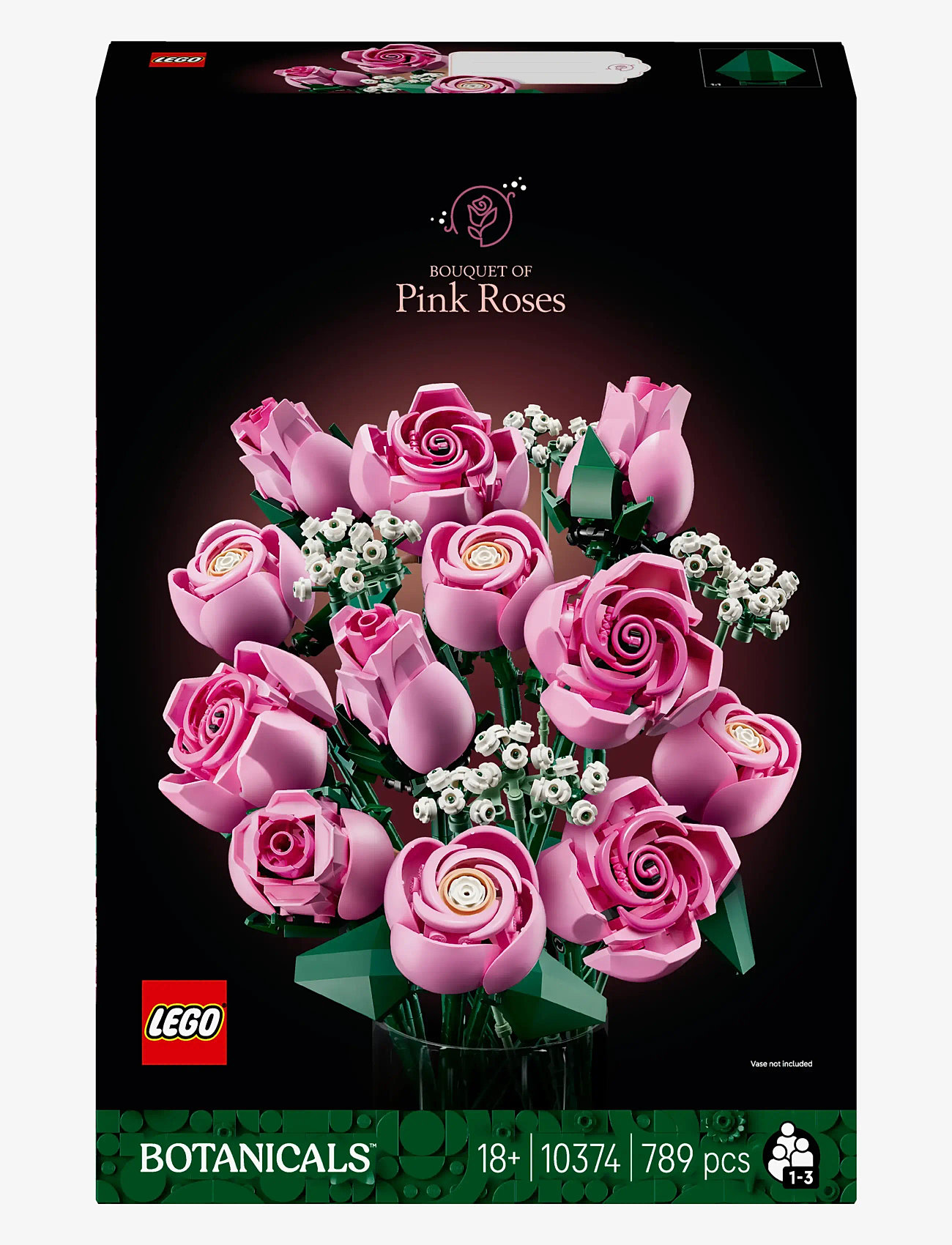 LEGO - Bukett med rosa rosor 10374 - lego  botanical collection - multi - 4