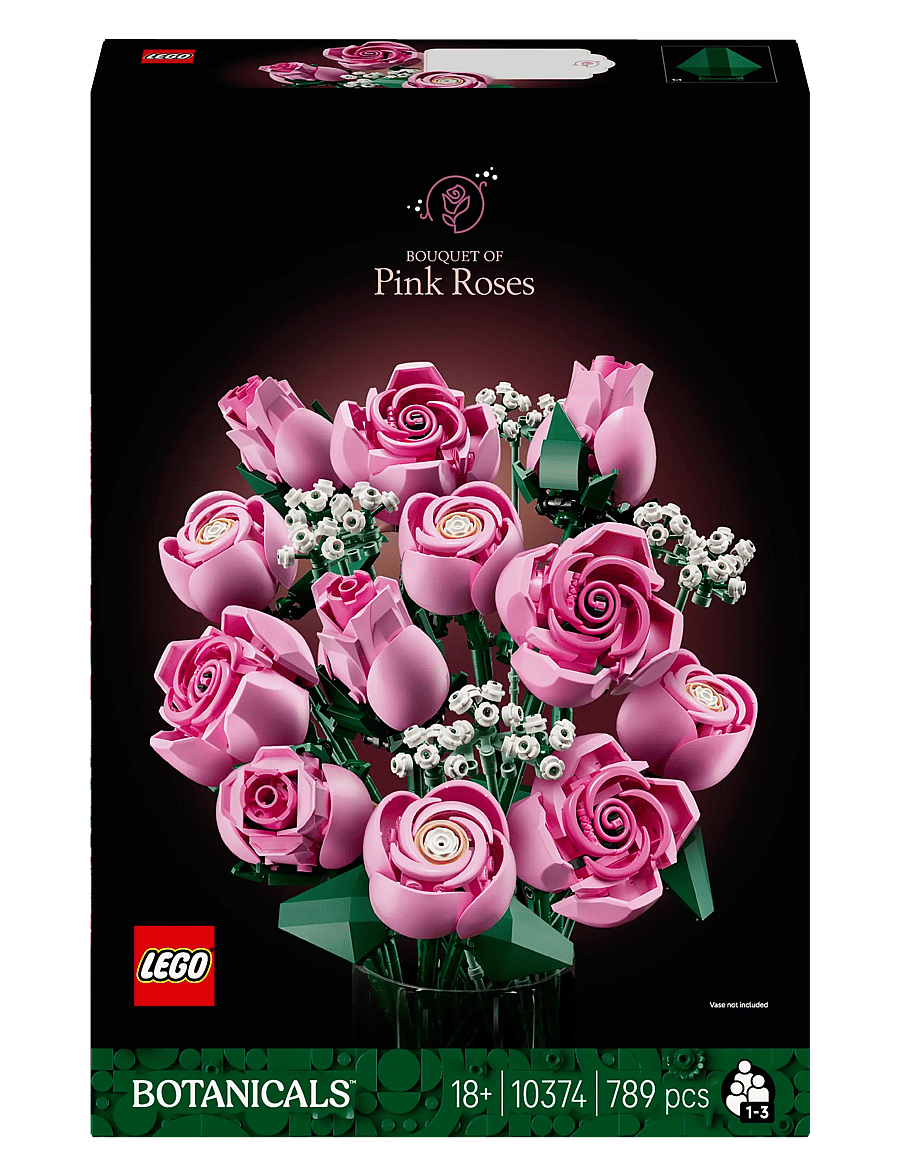 LEGO - Botanicals Bouquet of Pink Roses, Decorative Flowers 10374 - lego botanical collection - multi - 4