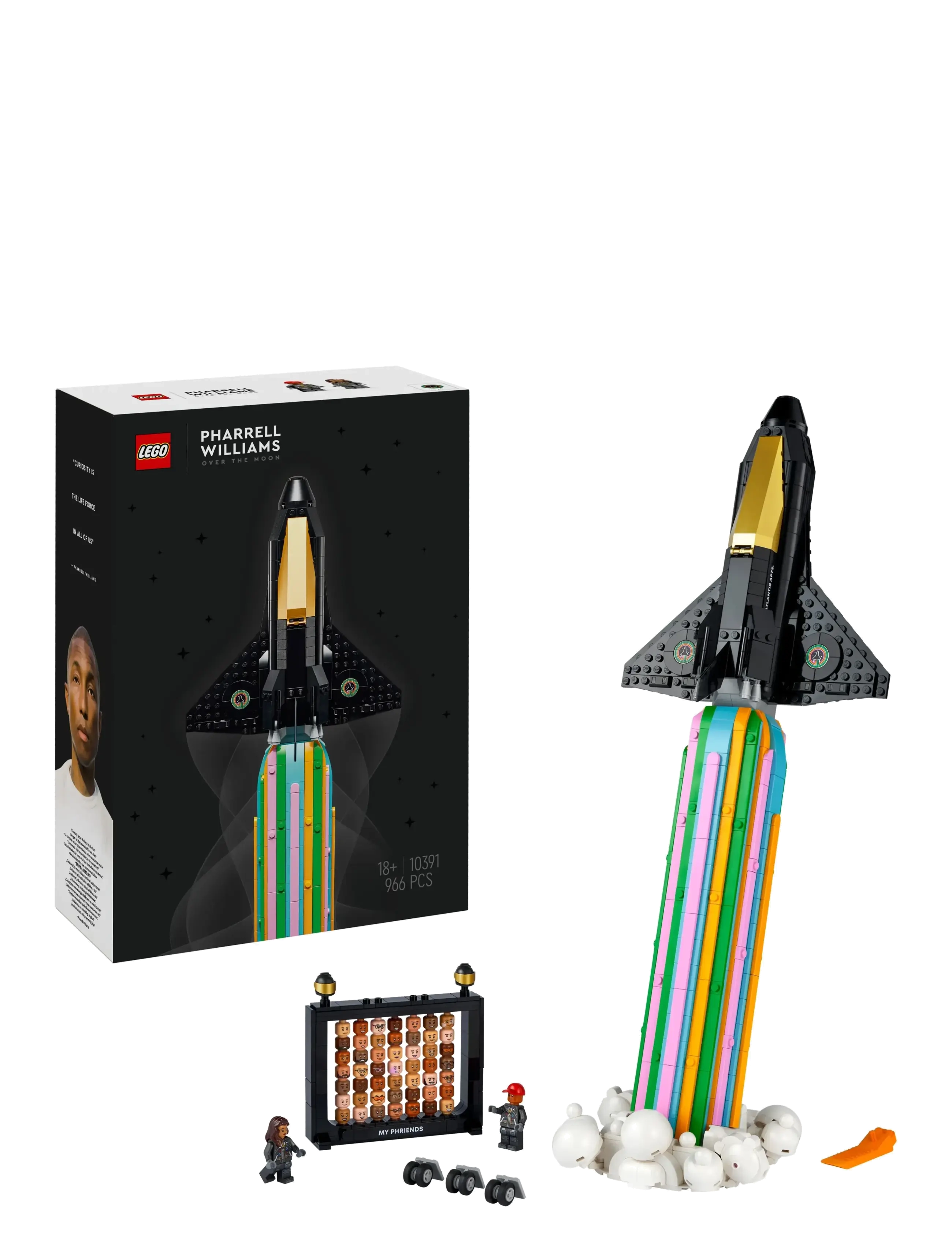LEGO I Den Syvende Himmel Med Pharrell Williams 10391, One Size, Lego Spielzeug, Schwarz - icons, Homeware
