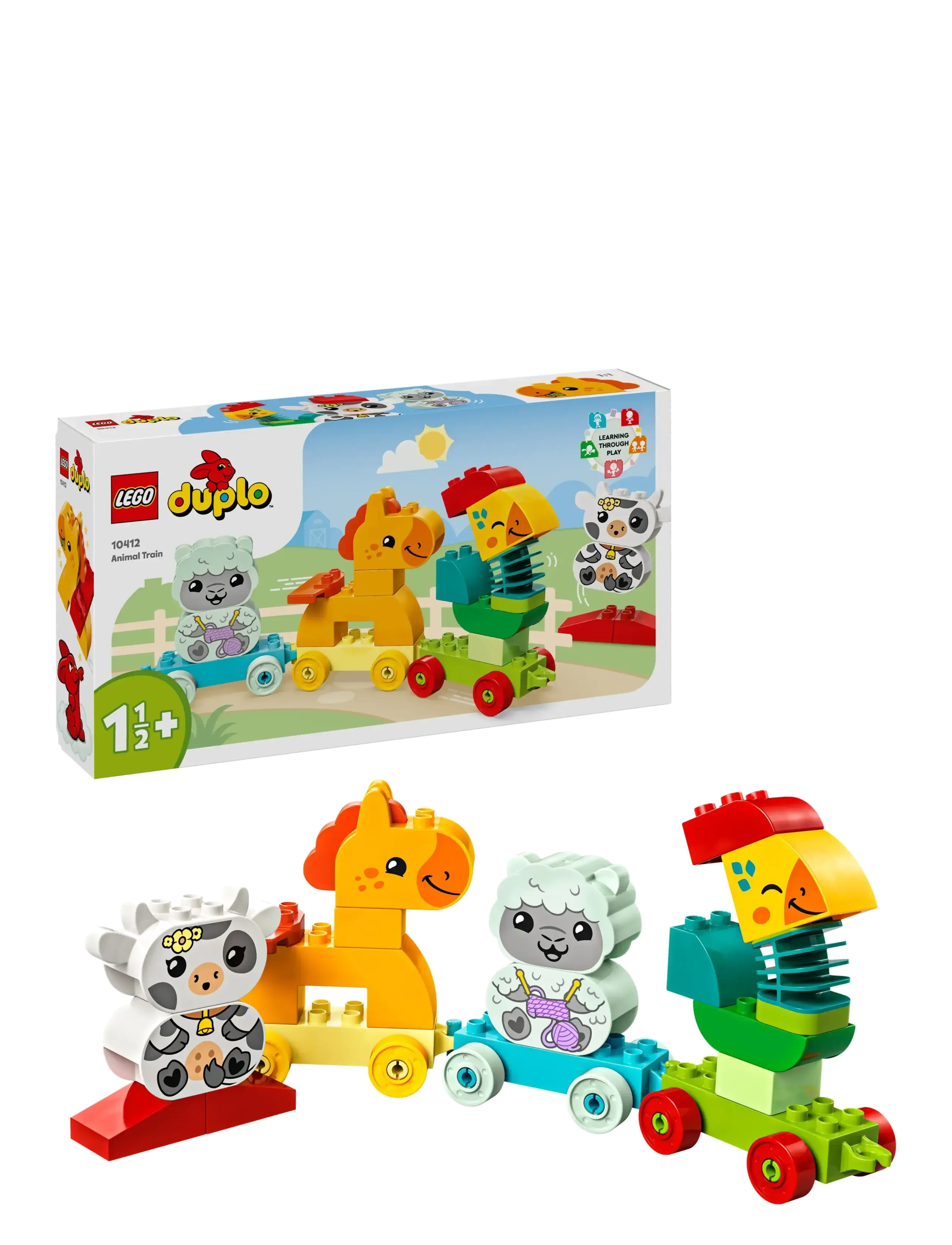 LEGO Dyretog 10412 Patterned - One Size - Kinder
