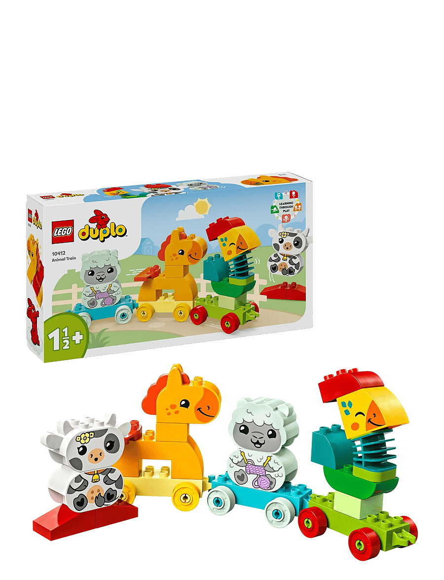 LEGO - My First Animal Train Nature Toy 10412 - lego duplo - multi - 0
