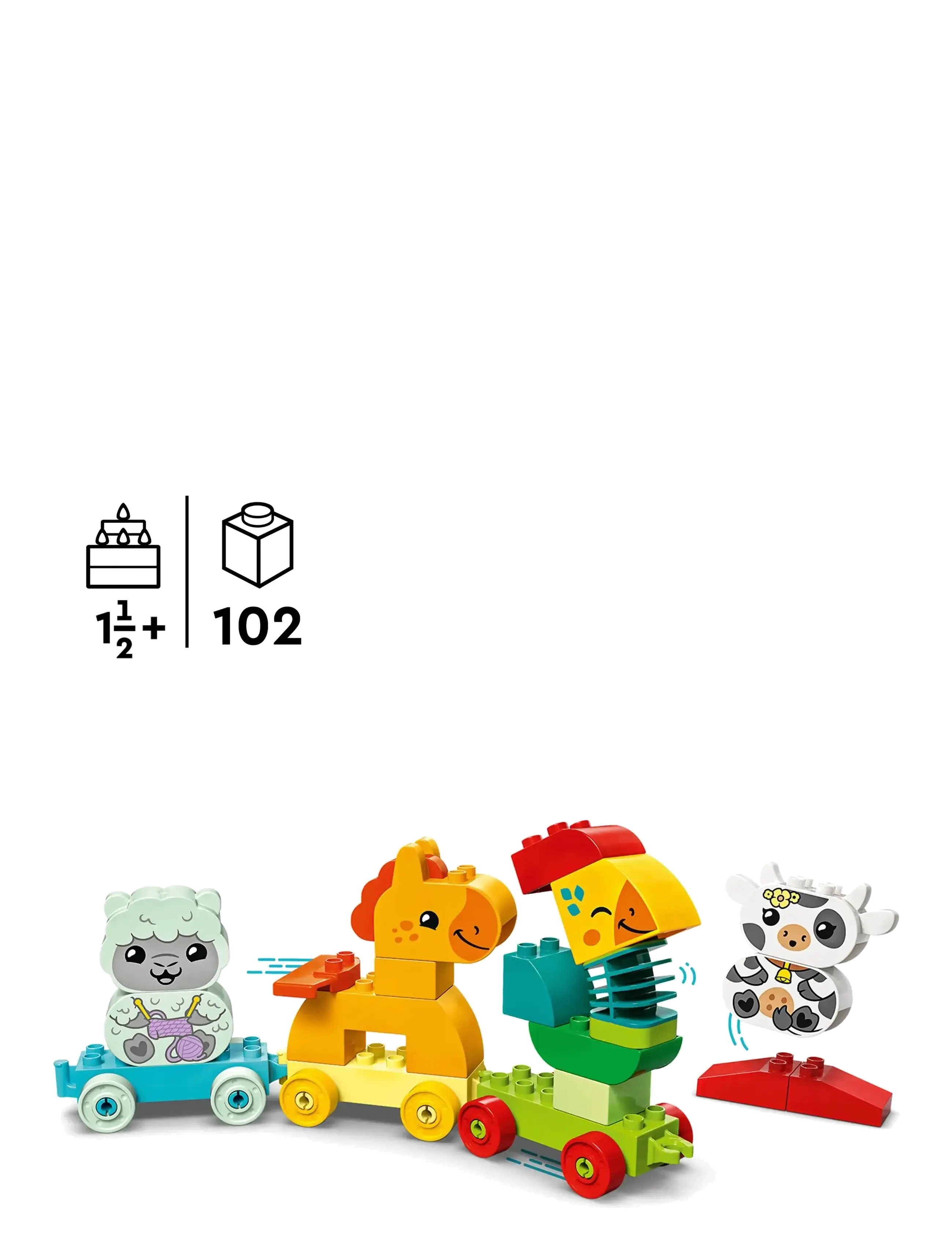 LEGO - Djurtåg 10412 - lego duplo - multi - 1