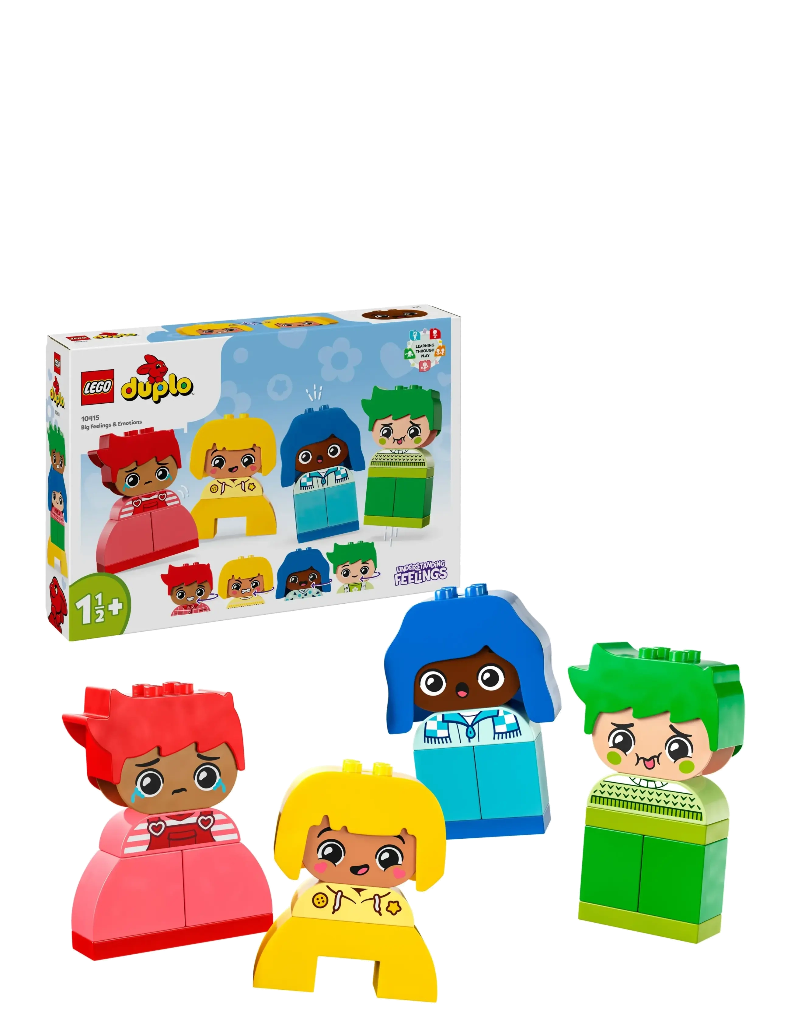 LEGO Store Følelser 10415, One Size, Multi/patterned, Lego Legetøj > Lego duplo, Børn