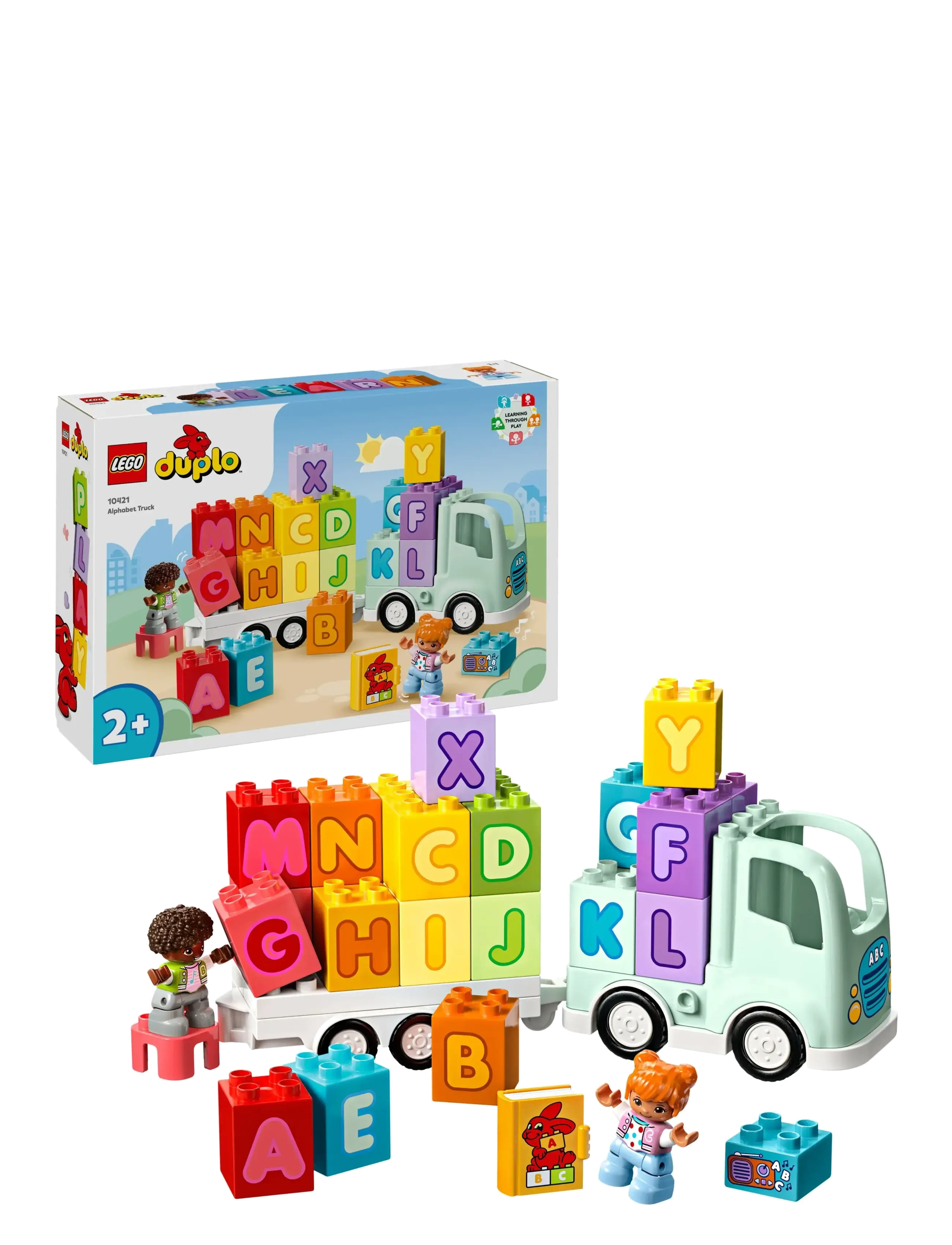 LEGO Alfabetvogn 10421 Patterned - One Size - Kinder