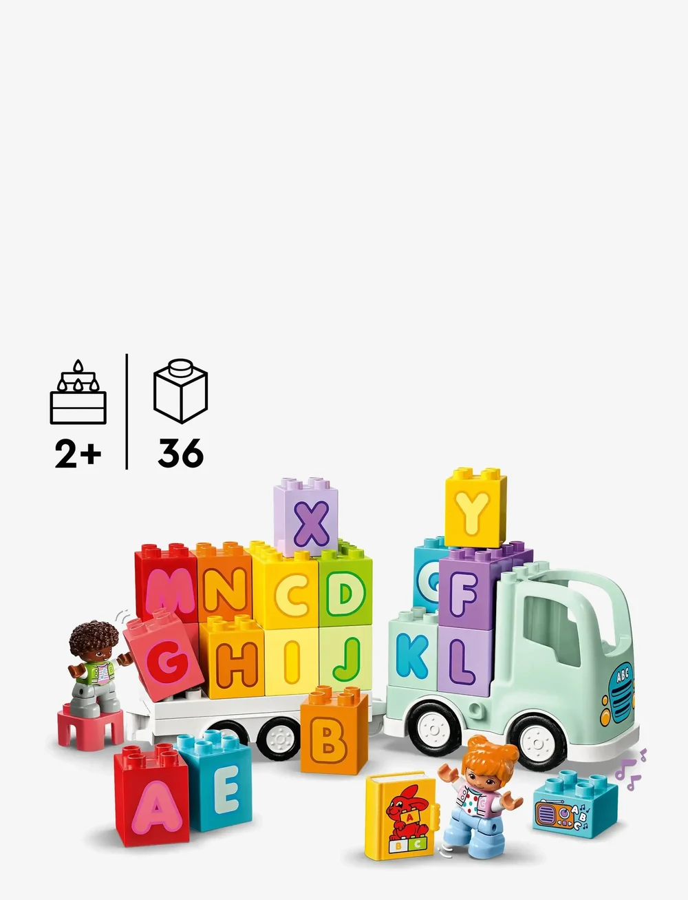 LEGO - Town Alphabet Truck Toy 10421 - lego duplo - multi - 1