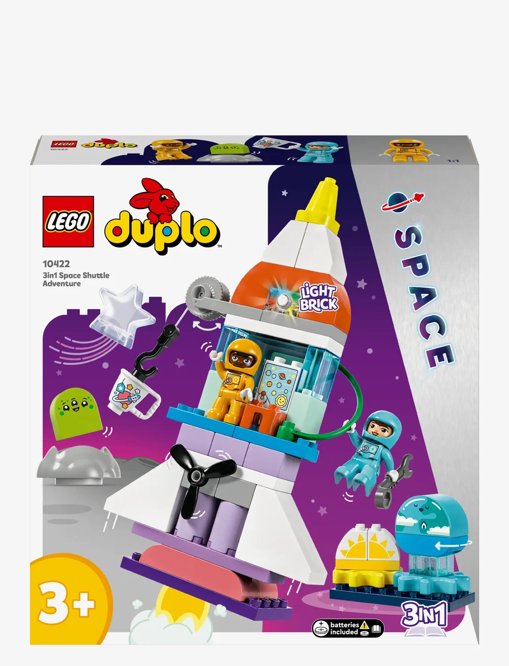 LEGO - 3in1 Space Shuttle Adventure Toy 10422 - lego duplo - multi - 3