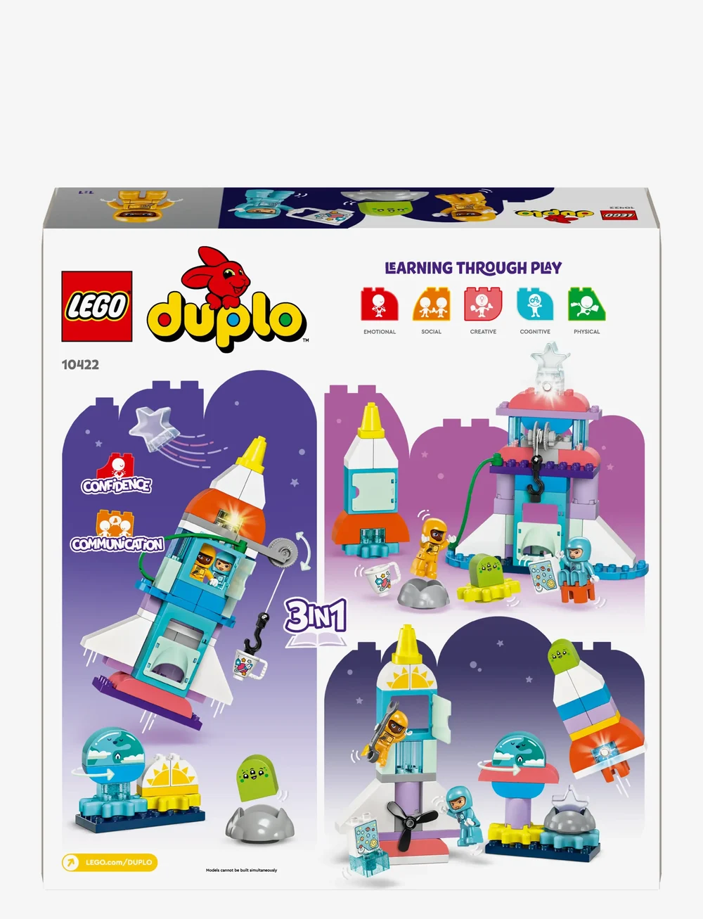 LEGO - 3in1 Space Shuttle Adventure Toy 10422 - lego duplo - multi - 4
