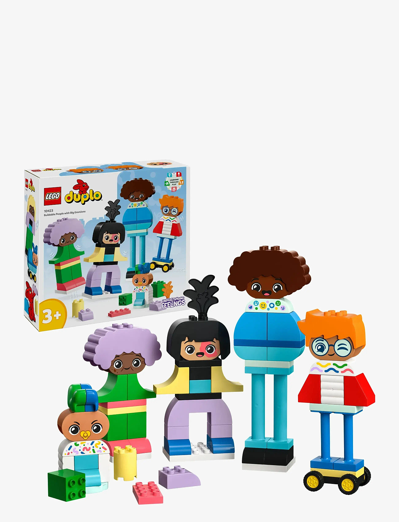 LEGO - Town Buildable People with Big Emotions 10423 - lego duplo - multi - 0