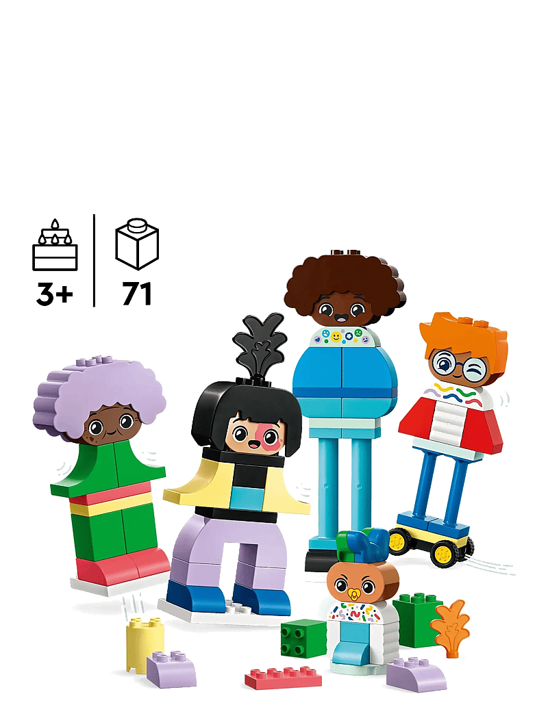 LEGO - Town Buildable People with Big Emotions 10423 - lego duplo - multi - 1