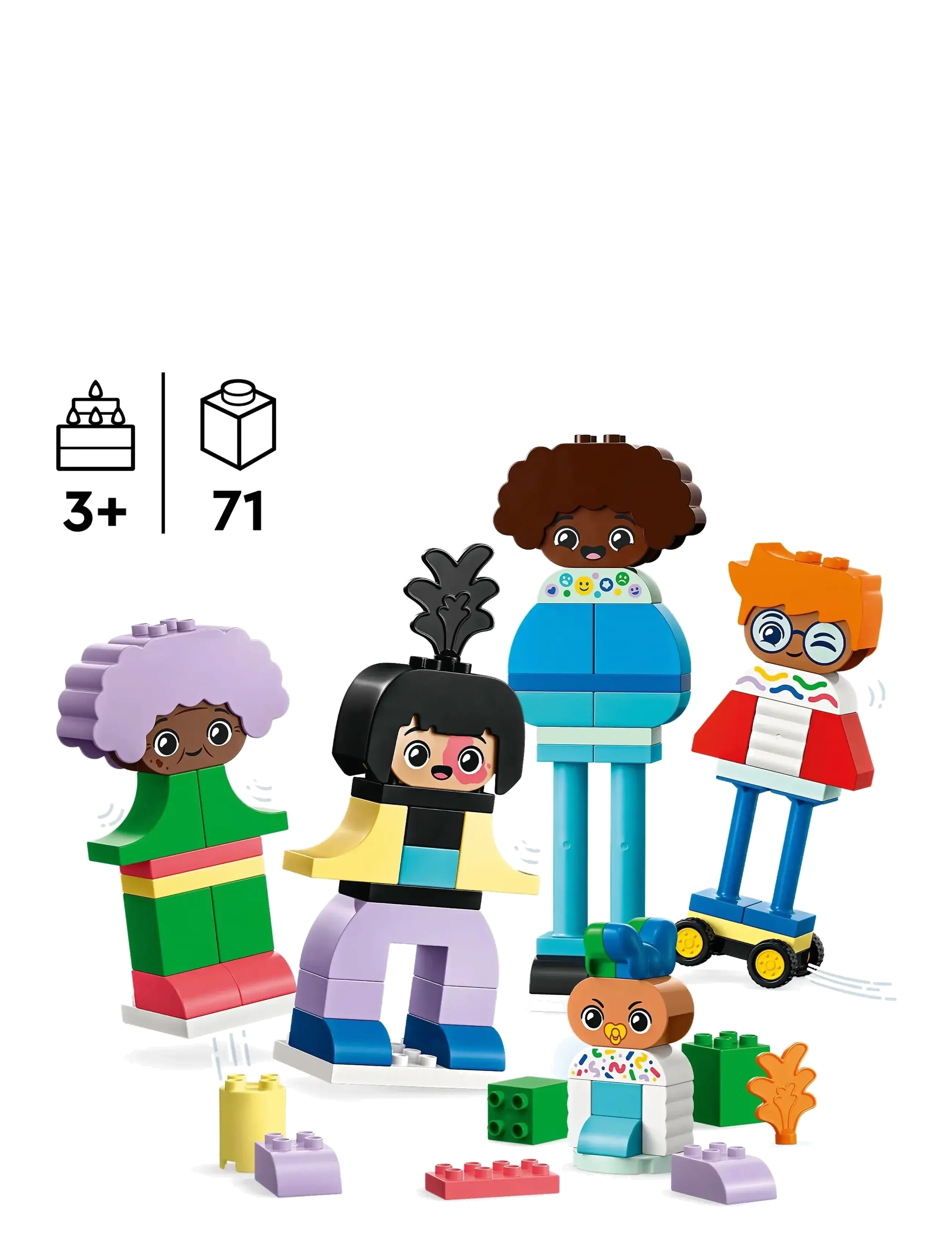 LEGO - Byg selv-personer med store følelser 10423 - lego duplo - multi - 1