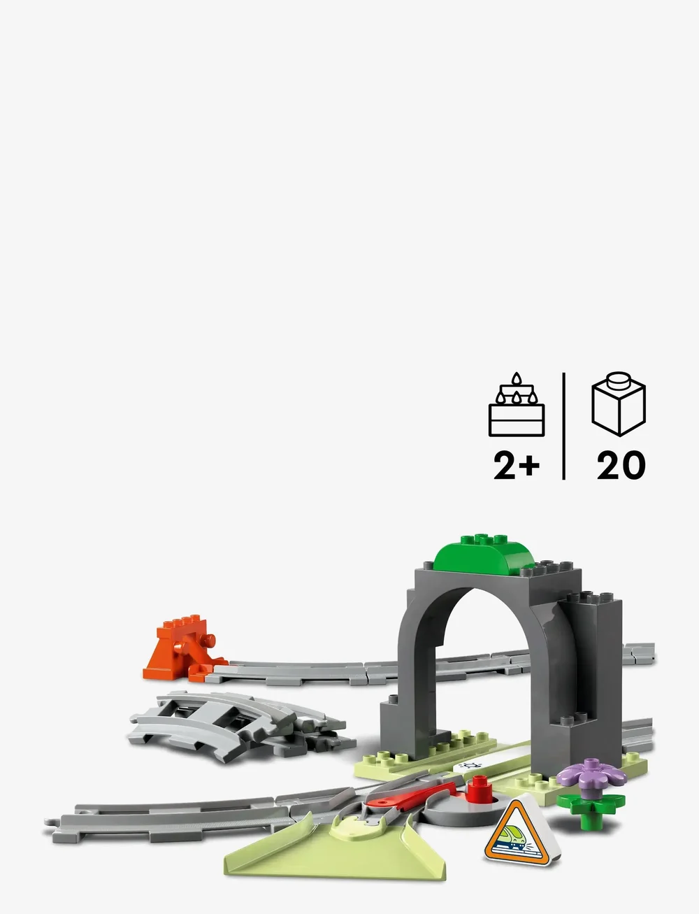 LEGO - Town Train Tunnel and Tracks Expansion Set 10425 - lego duplo - multi - 1
