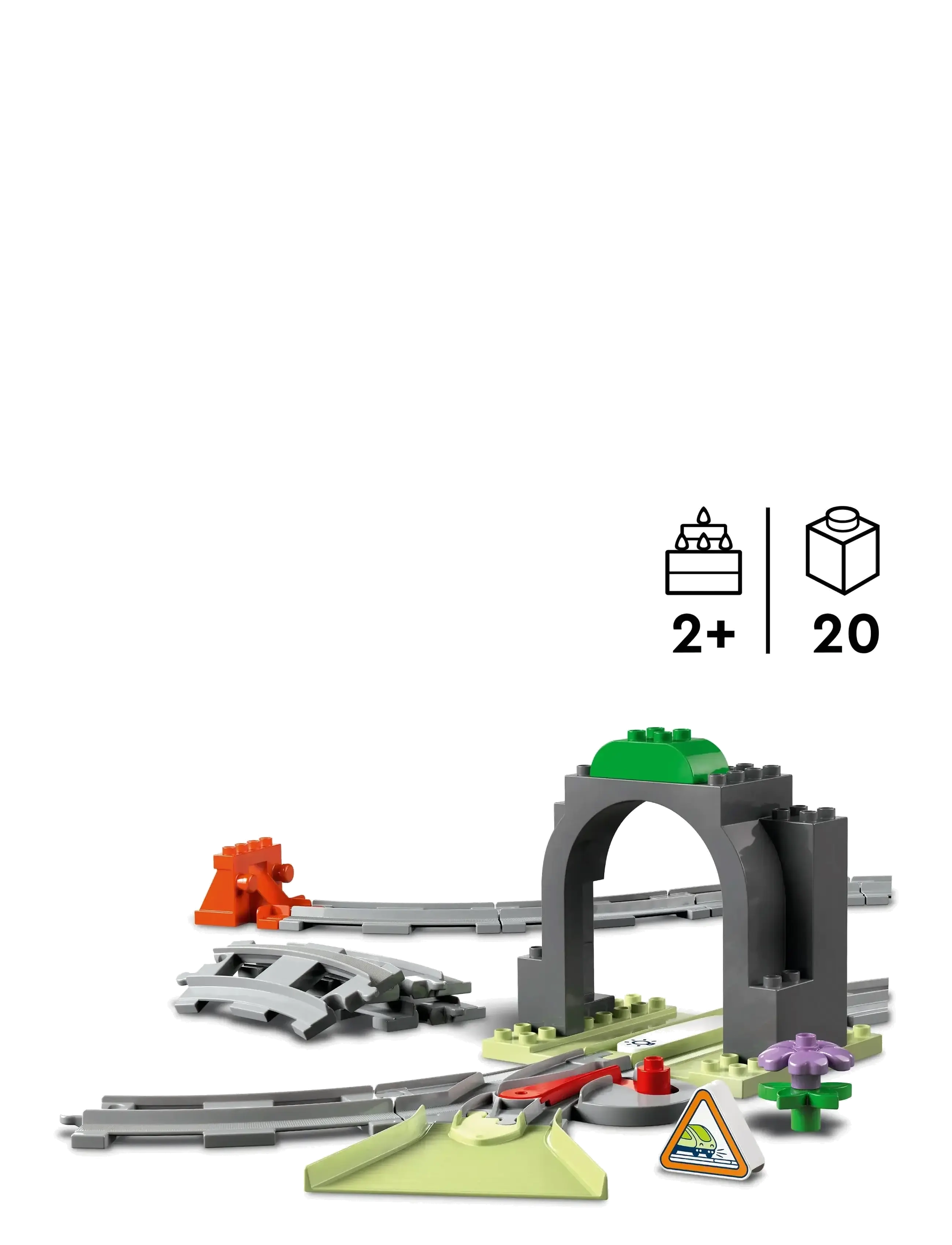 LEGO - Town Train Tunnel and Tracks Expansion Set 10425 - lego duplo - multi - 1