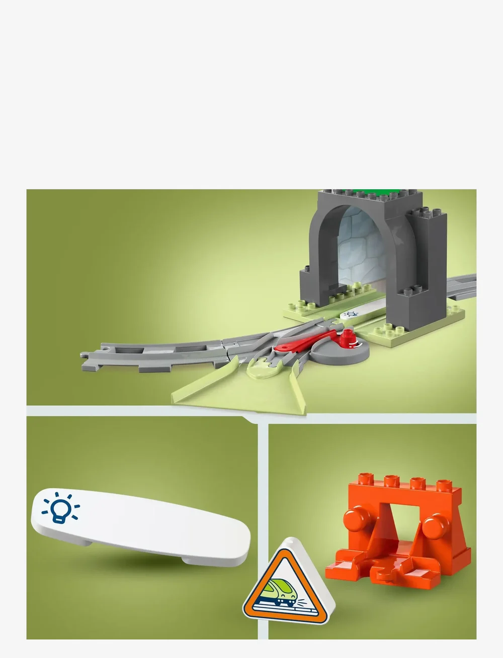 LEGO - Town Train Tunnel and Tracks Expansion Set 10425 - lego duplo - multi - 3