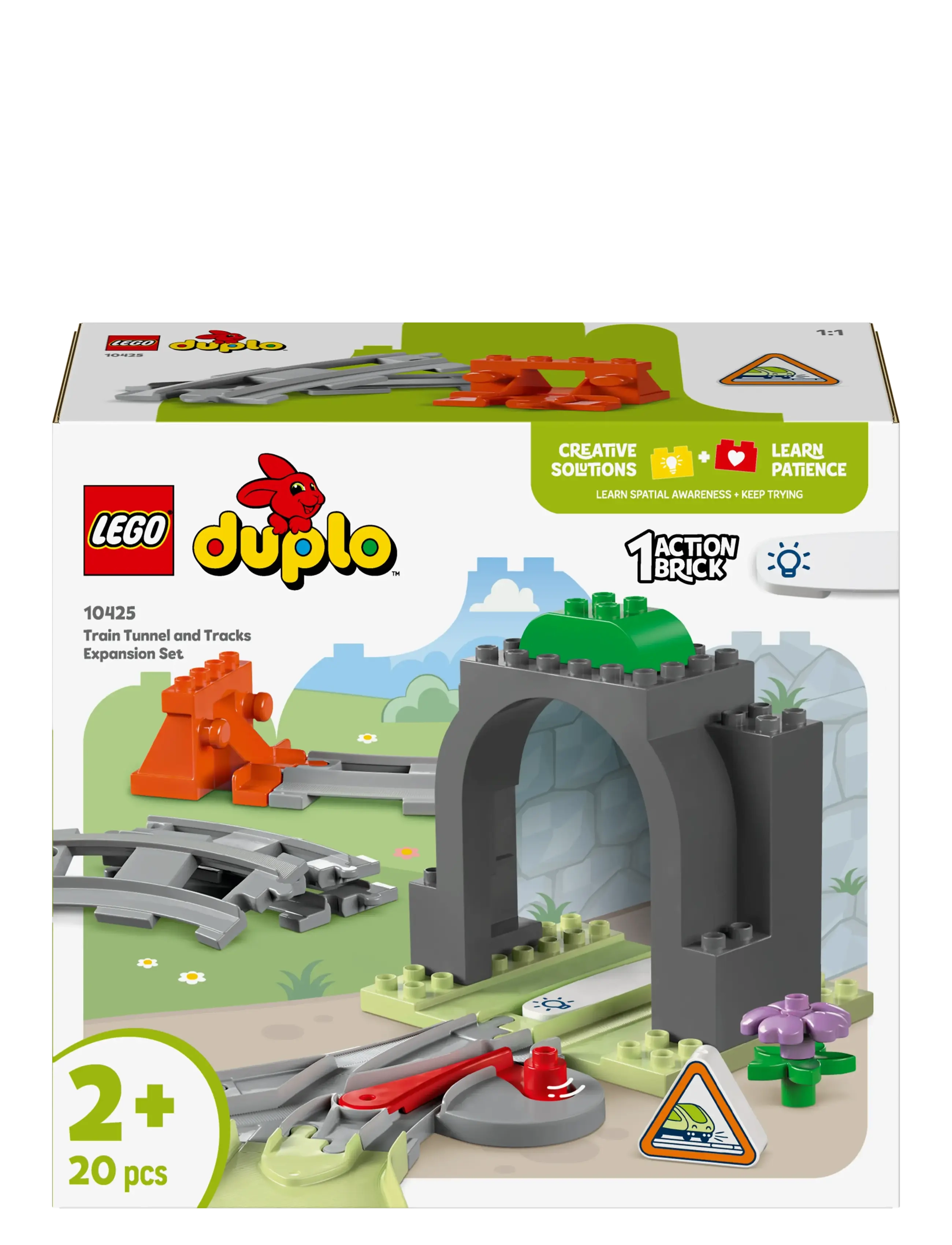 LEGO - Town Train Tunnel and Tracks Expansion Set 10425 - lego duplo - multi - 4
