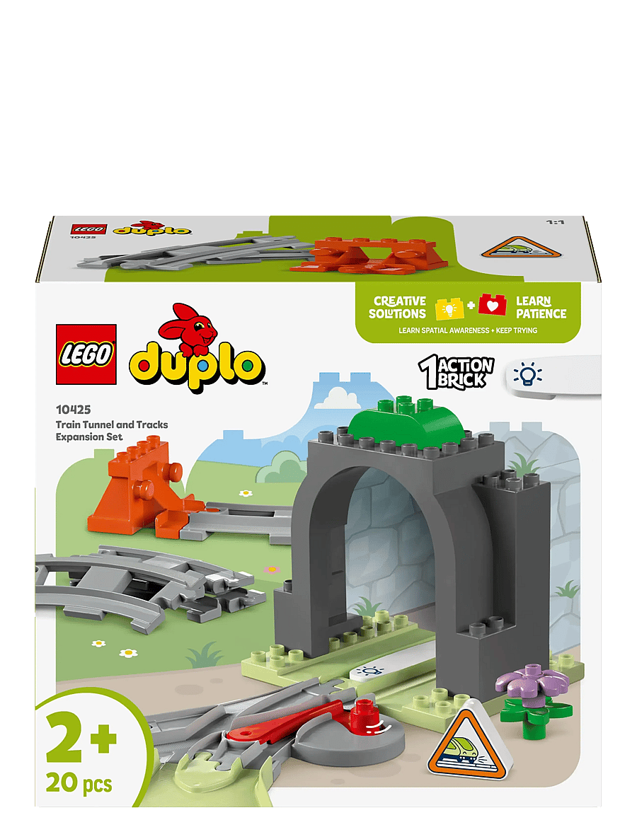 LEGO - Town Train Tunnel and Tracks Expansion Set 10425 - lego duplo - multi - 4