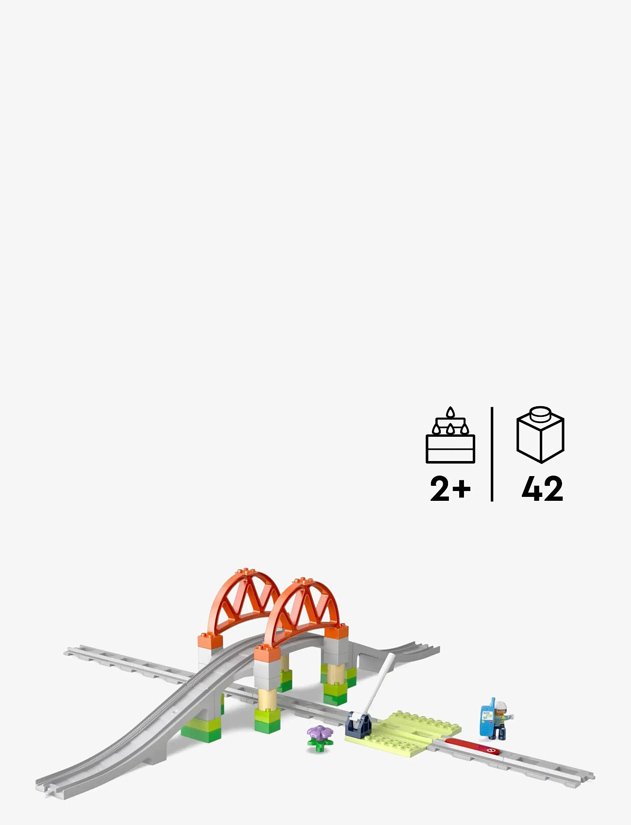 LEGO - Togbro og spor – udvidelsessæt 10426 - multi - 1