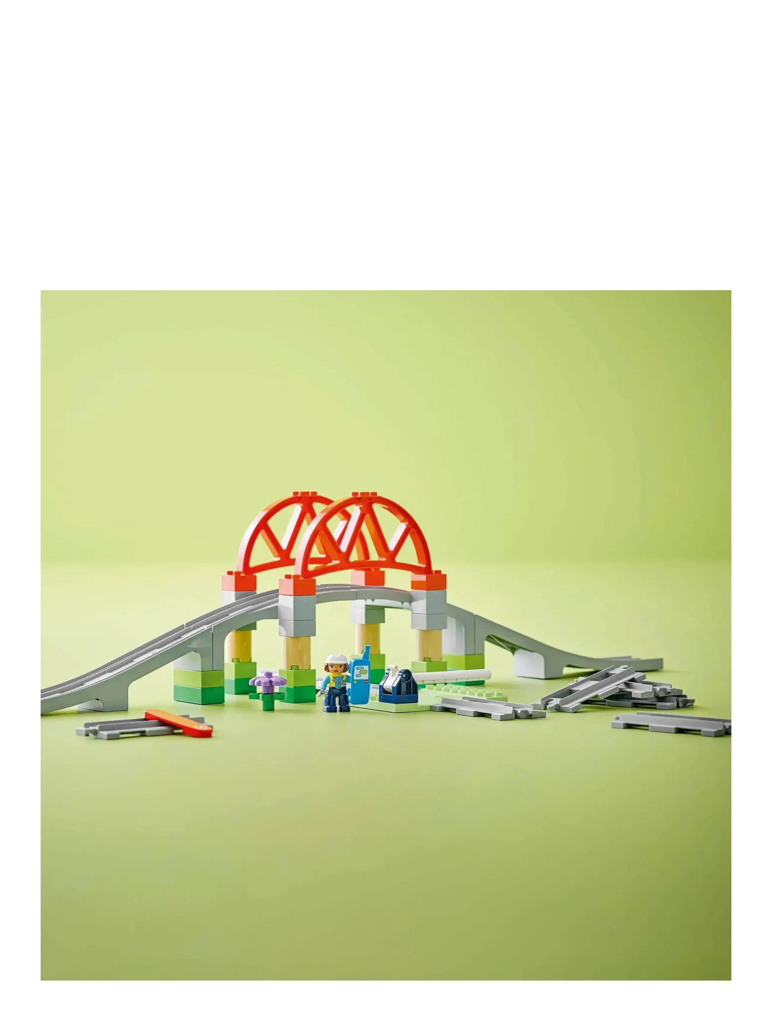 LEGO - Town Train Bridge and Tracks Expansion Set 10426 - lego® duplo® - multi - 2
