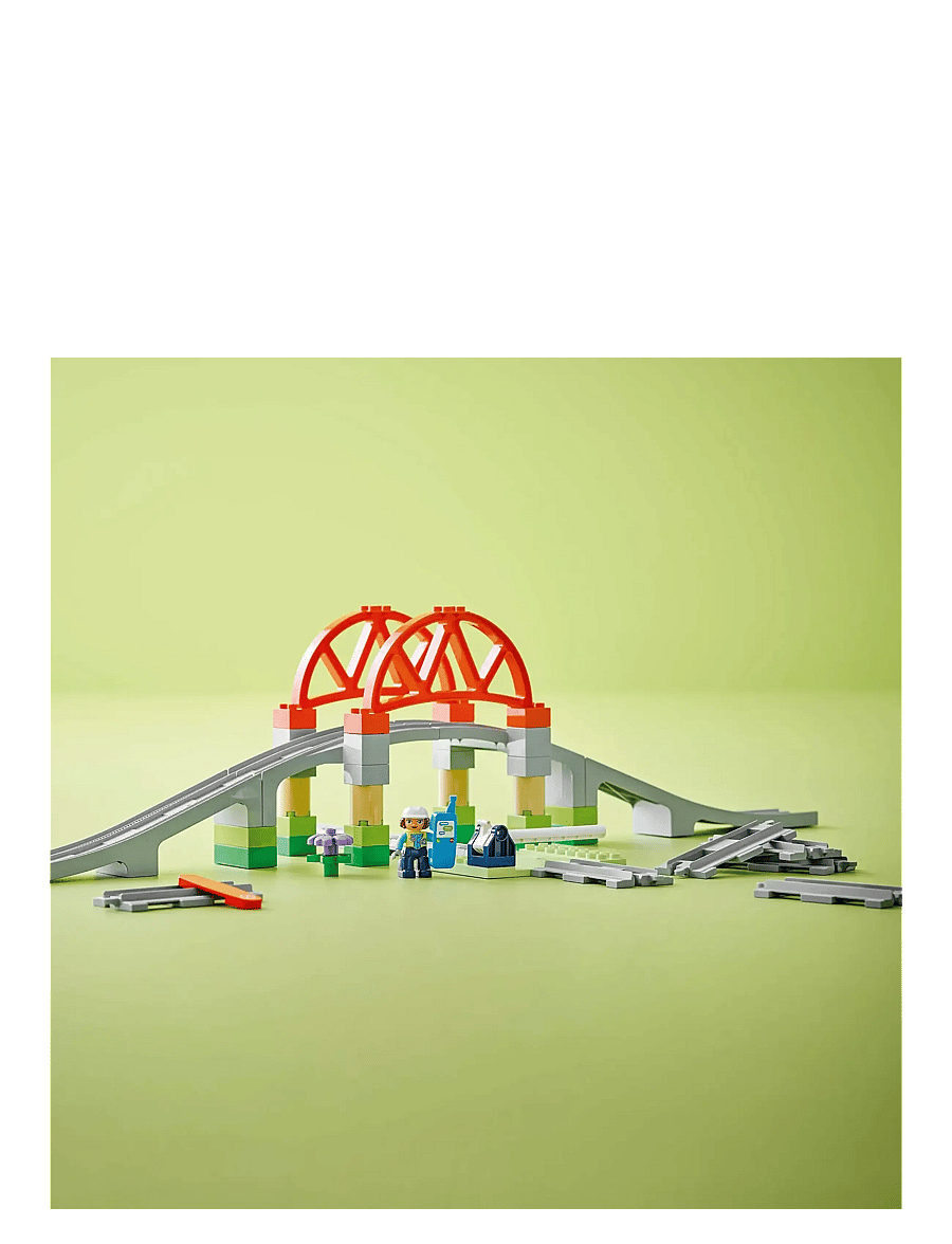 LEGO - Town Train Bridge and Tracks Expansion Set 10426 - lego duplo - multi - 2