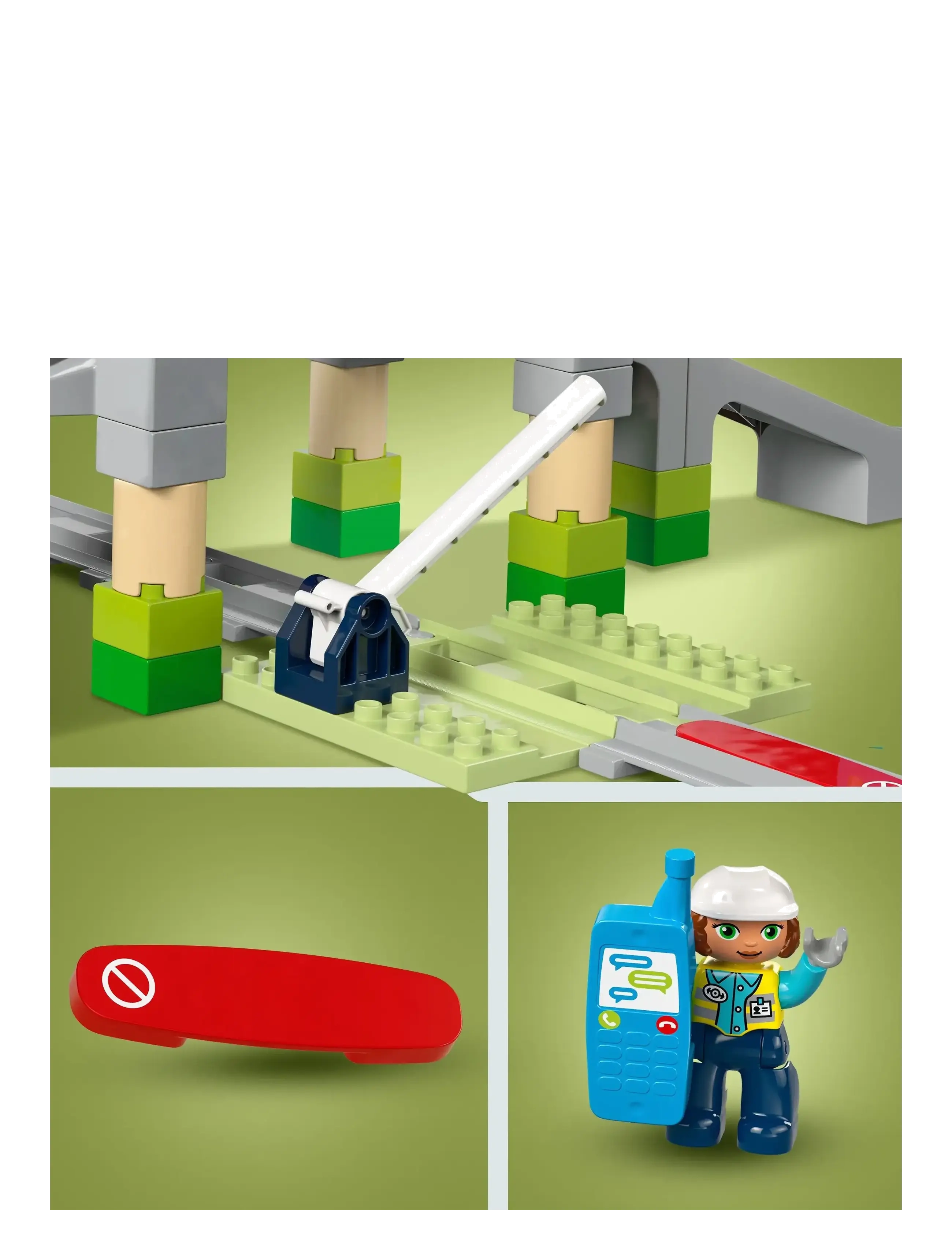 LEGO - Town Train Bridge and Tracks Expansion Set 10426 - lego® duplo® - multi - 3