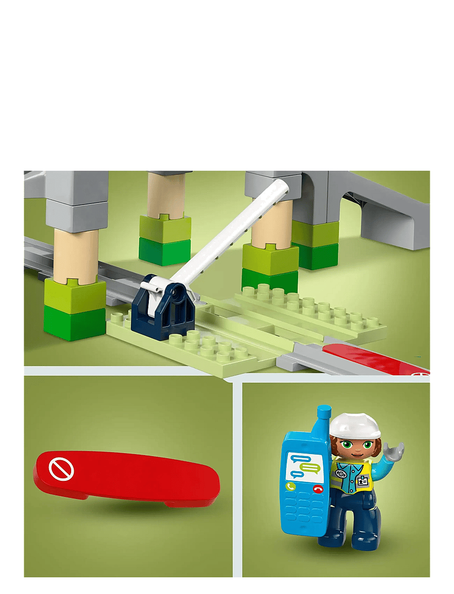 LEGO - Town Train Bridge and Tracks Expansion Set 10426 - lego duplo - multi - 3
