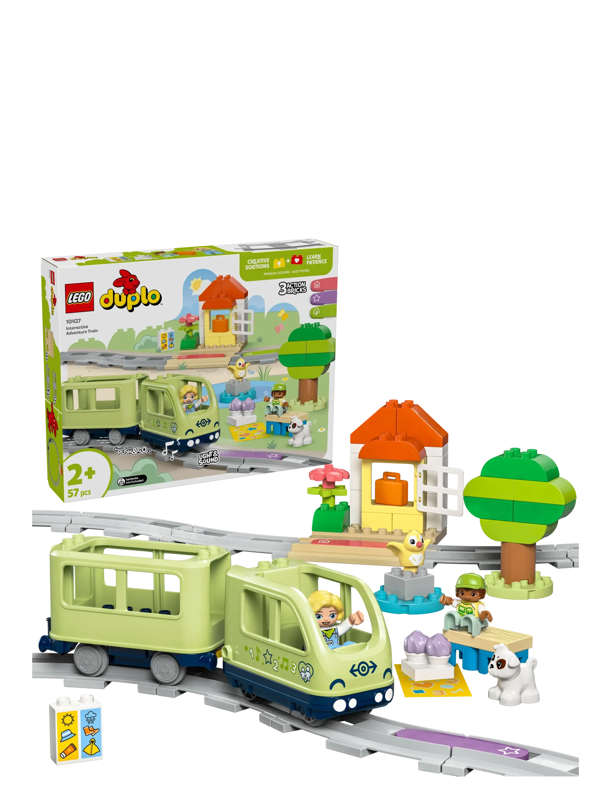 LEGO Interaktivt Oplevelsestog 10427, One Size, Lego Spielzeug, Mehrfarbig/gemustert - duplo, Kinder