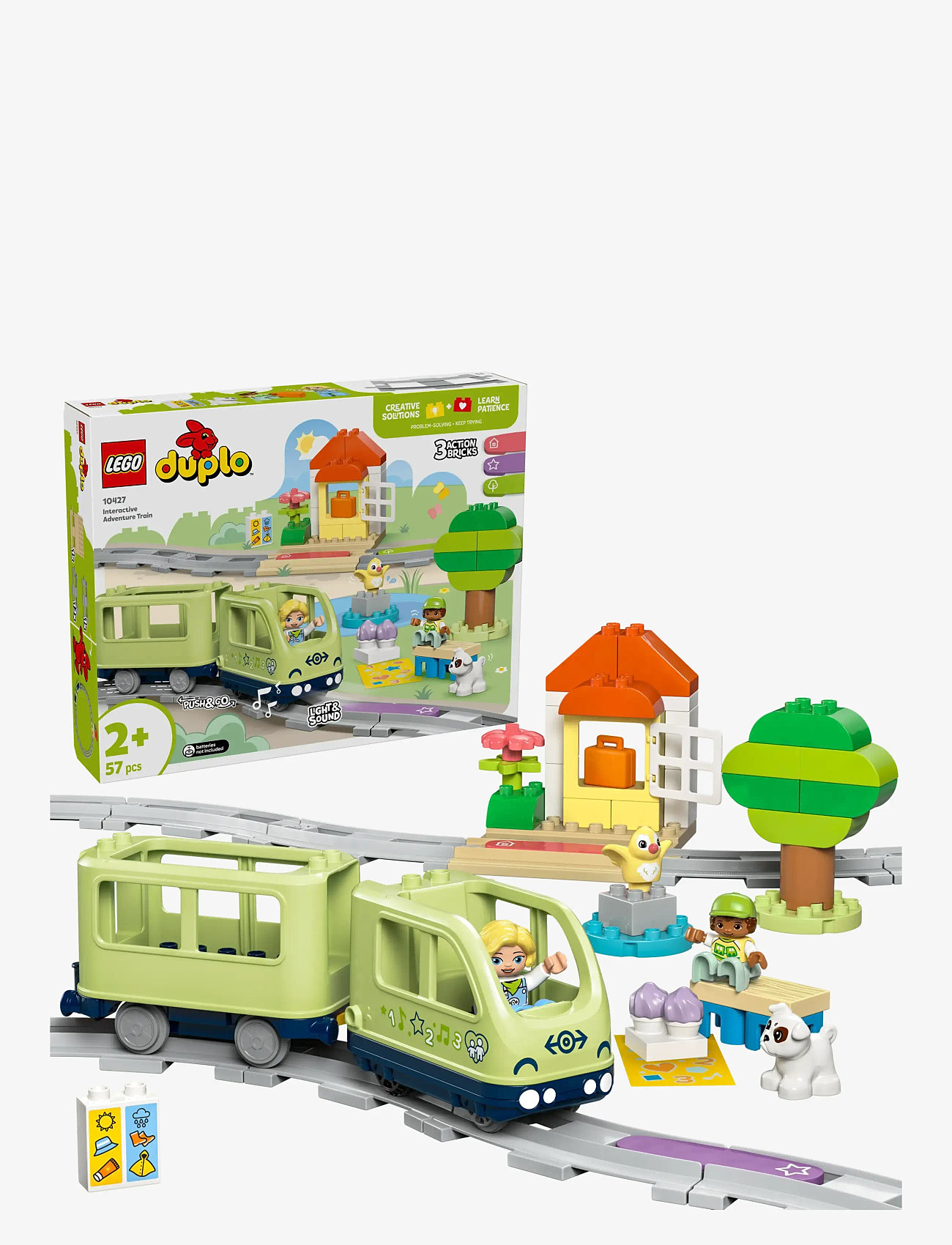 LEGO - Town Interactive Adventure Train Set 10427 - lego duplo - multi - 0