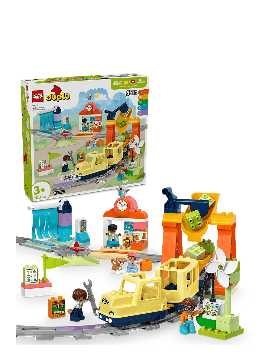 LEGO - Town Big Interactive Community Train Set 10428 - lego® duplo® - multi - 0