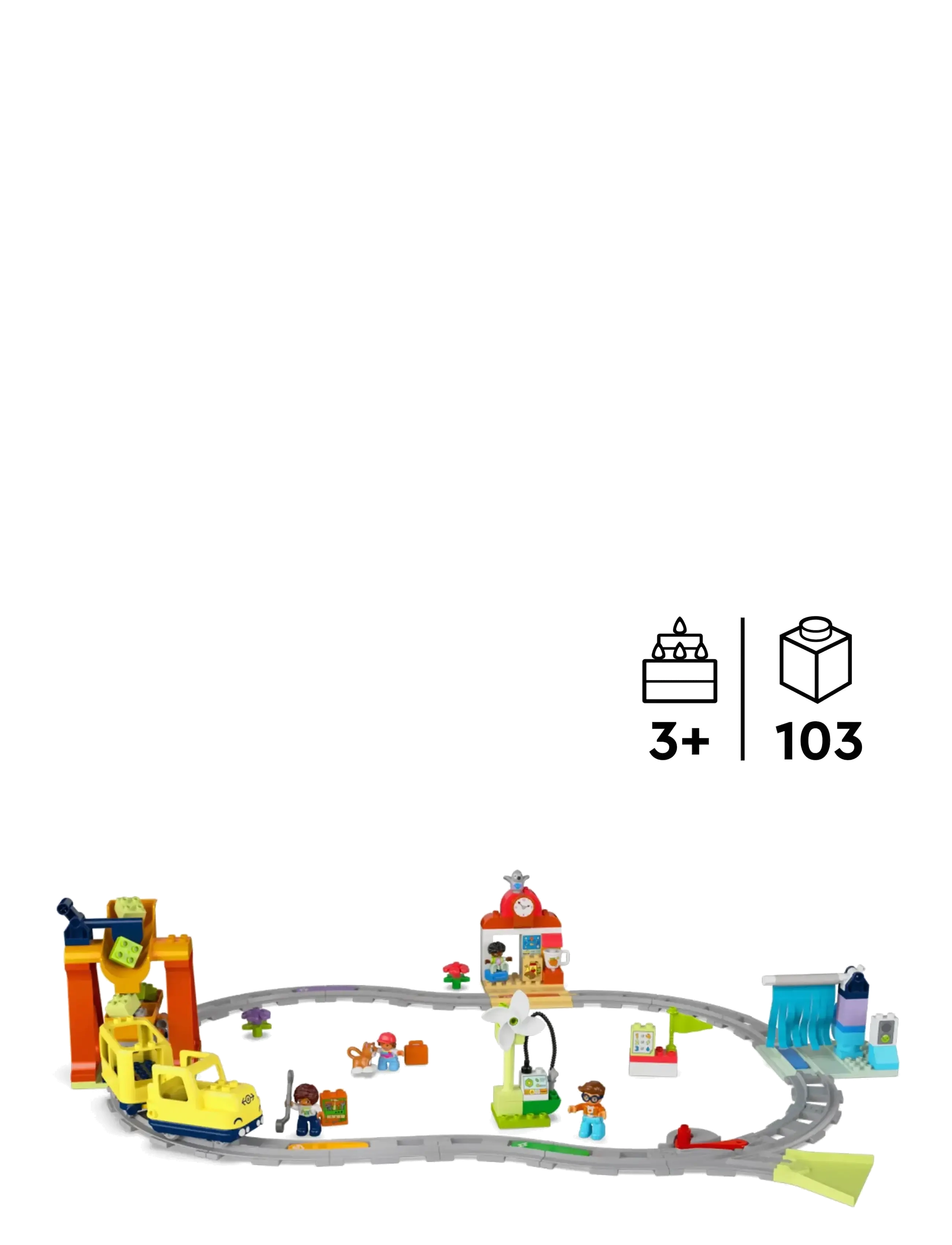 LEGO - Stort interaktivt pendeltåg 10428 - lego® duplo® - multi - 1