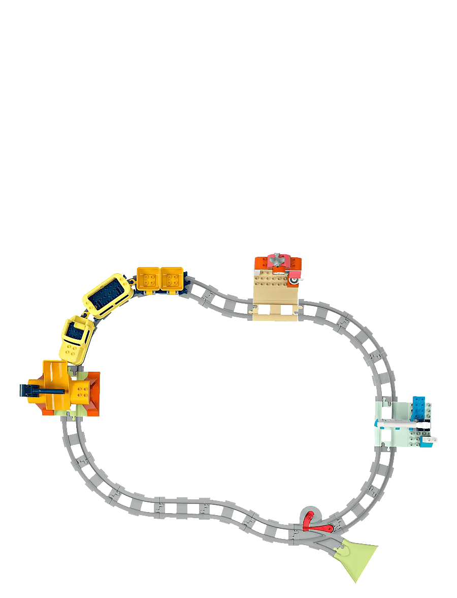 LEGO - Town Big Interactive Community Train Set 10428 - lego® duplo® - multi - 3