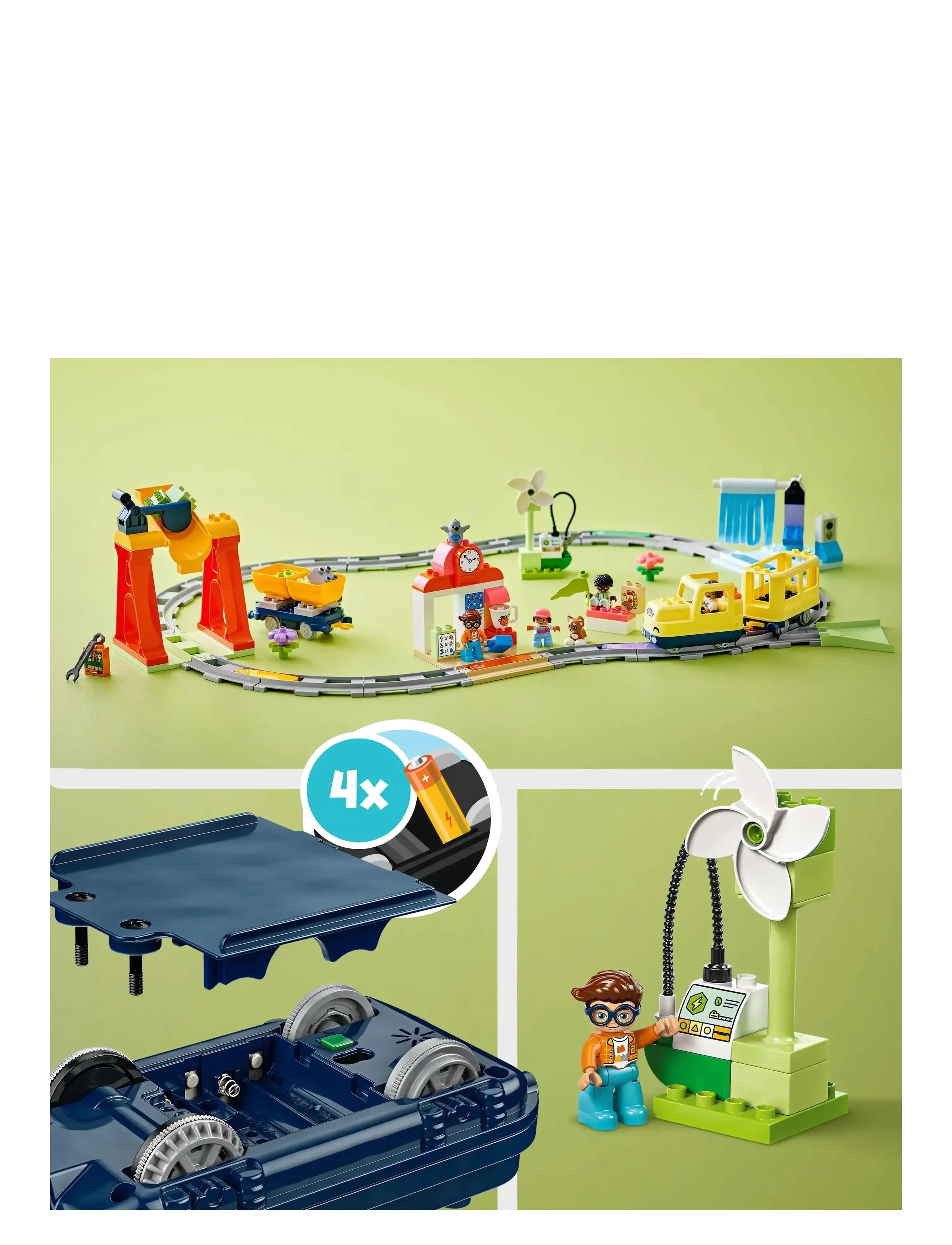 LEGO - Stort interaktivt pendeltåg 10428 - lego® duplo® - multi - 4