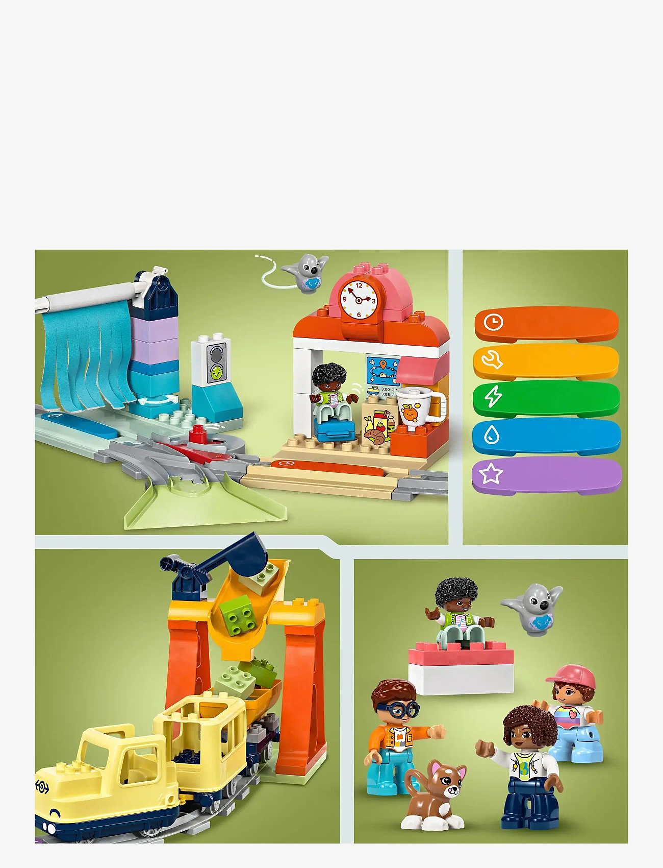 LEGO - Town Big Interactive Community Train Set 10428 - multi - 5