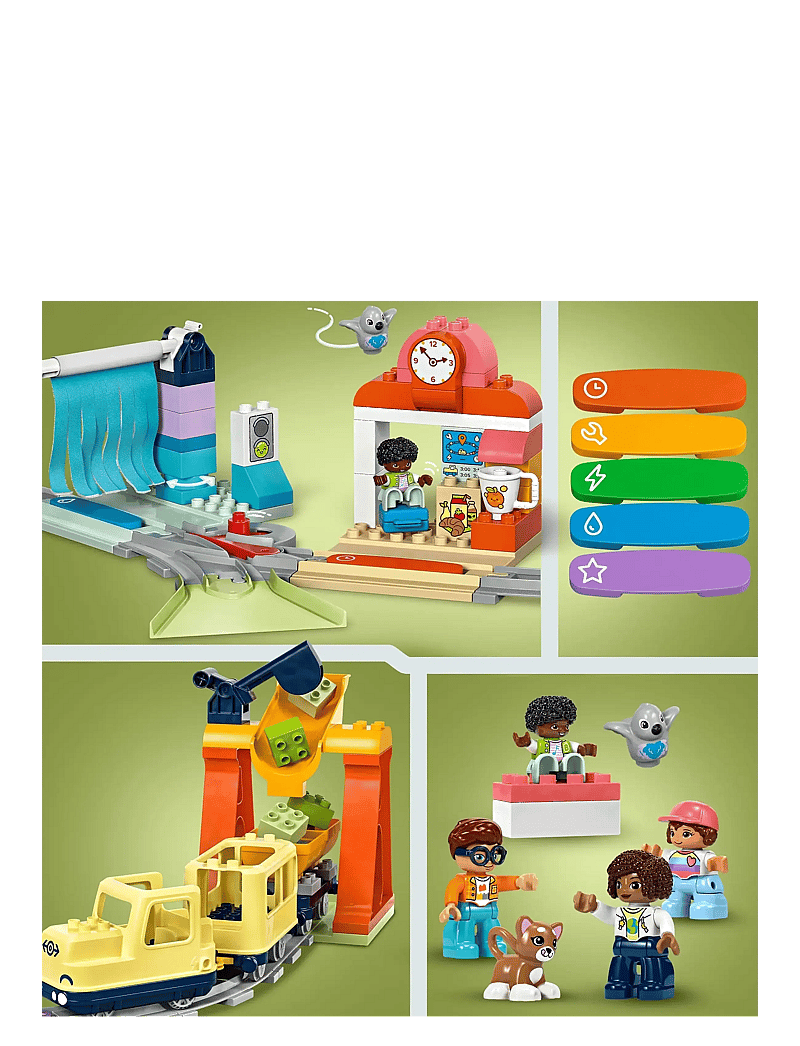 LEGO - Town Big Interactive Community Train Set 10428 - multi - 5