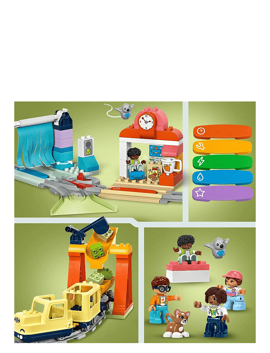 LEGO - Town Big Interactive Community Train Set 10428 - lego® duplo® - multi - 5